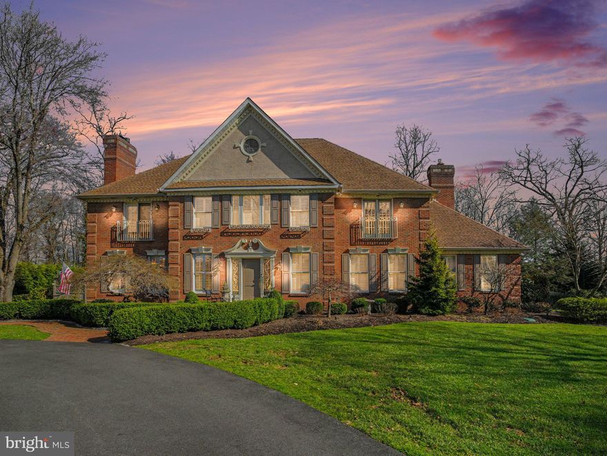 Experience stately elegance in the heart of Gwynedd Valley with a perfect blend of architectural grace and modern structural integrity in this meticulously maintained Georgian-inspired Colonial. Nestled on a beautiful, professionally landscaped lot within the award-winning Wissahickon School District, this home makes a commanding first impression. 

Step through the front door into a soaring two-story foyer featuring marble flooring and elegant wainscoting. The traditional center-hall layout flows effortlessly, offering a formal dining room with vibrant accents and a private home office complete with a cleverly integrated "hidden storage" area for your valuables. 

The heart of the home is designed for both grand entertaining and quiet comfort. With features including the chef’s kitchen complete with a two-tiered island, wall oven, and a full pantry. It opens into a sun-drenched Florida room, the perfect spot for morning coffee with views of the fenced in rear yard.

The second floor is home to generously sized bedrooms, including a Princess Suite with its own private bath. The Primary Suite is a true retreat, featuring two expansive walk-in closets and a tastefully updated full bath highlighted by the freestanding soaking tub and walk-in shower, all positioned under dual skylights for a bright, open feel.

Outside, a large flagstone patio overlooks a fully fenced rear yard, offering a private oasis for summer gatherings or a perfect spot for entertaining.

Located just minutes from Gwynedd Valley’s local shopping, walking trails, and major commuter routes, this residence offers the rare opportunity to own a home where timeless craftsmanship meets a premier location.