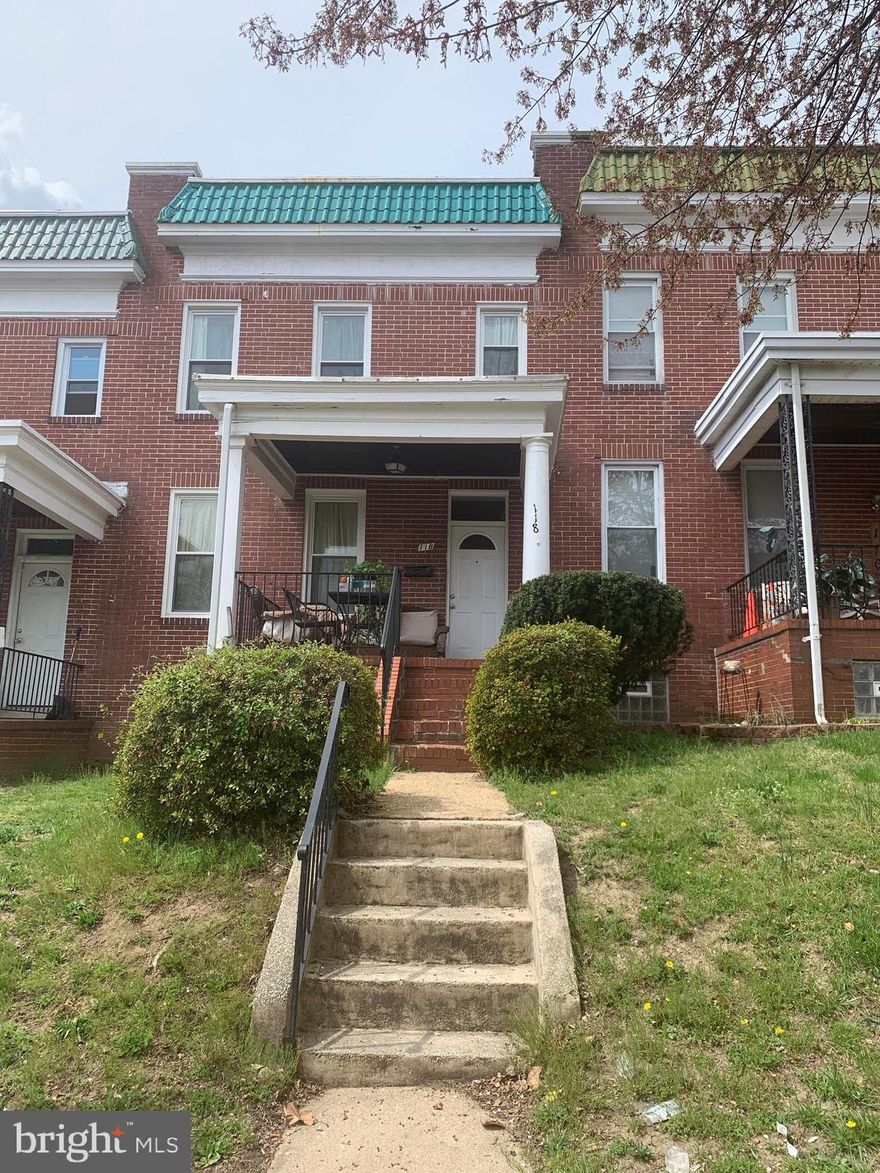 Perfect home for investor or first time home buyer. Currently rented for $1250 a month. Spacious with wall to wall carpet, central AC and detached garage in rear. Sold As-Is, however home is good livable condition 24 hour notice required. No internal pictures due to tenant's request.