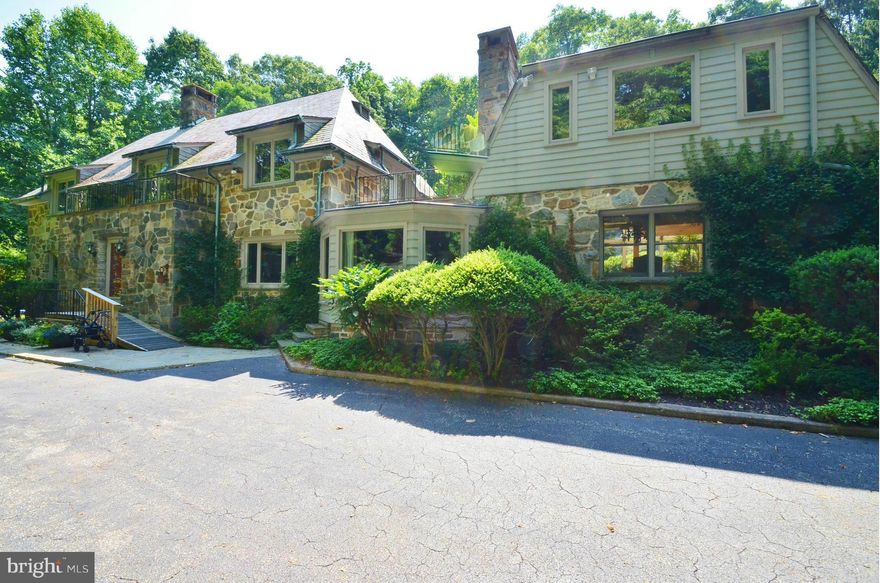 Beautifully executed manse at the end of Englemeade in a garden hideaway; spectacular combination of stone and glass with first floor master bedroom suite and incredible solarium bringing the outdoors in. Space abounds in this glorious property including a pool and patios. Short sale, 5600 square feet of above grade finished space, see disclosures for additional information.