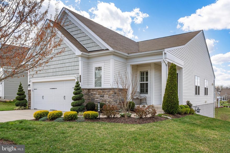 Presenting this exquisite home nestled in the vibrant over 55 community of Celebrate Virginia! Enjoy the convenience of one-level living with the added bonus of a finished basement, offering generous space for relaxation and entertainment. The main level boasts two bedrooms, two full bathrooms, an office, a spacious kitchen and dining area that is open to the inviting family room. Indulge in outdoor living with a rear upper deck and delightful 3-season room featuring an electric fireplace, perfect for cozy evenings. On the lower level, discover a versatile layout with a bedroom, full bathroom, hobby room, storage, and a recreation room that walks out to the serene backyard. Step outside to the beautifully landscaped patio area adorned with a linear gas fire pit, ideal for gathering on cooler nights. Additional features include whole house humidifier & UV-C germicidal air purifier, main level plantation shutters and a bonus space in the garage, complete with ample cabinets for outdoor storage needs. All cabinets, fireplace components and kitchen reverse osmosis system convey. Roof, HVAC, windows, and hot water heater are 8 years old.

Experience the unparalleled amenities of Celebrate Virginia, including a private community center, gym, pools, walking trails and much more. Embrace a vibrant lifestyle in this exceptional community, where every day brings new opportunities for enjoyment and relaxation.