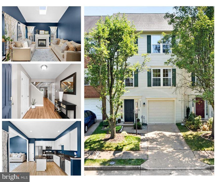Nestled into the highly sought after Potomac Lakes community, this home combines tons of modern upgrades with an ideal location making it a must see! Ideally located near to plenty of guest parking & on a dead-end street with no thru traffic!  Two-Level Bump Out! Enter on the lower level to beautiful, updated flooring and a light filled foyer that is open all the way to the back of the home. Also on this this level - laundry, a half bath, and a large bedroom which can be used any way you need (recreation room, bedroom, office, or a combination)! Walk out to the fully fenced backyard. Upstairs on the main level you'll be greeted by a spacious and updated kitchen with white cabinets, granite countertops, updated light fixtures and a dining area. BONUS! This level features a bump out which provides an additional sitting area off the kitchen with plenty of natural light and a cozy gas fireplace. Spend your time relaxing in this luxurious sunroom or entertaining out on the deck! A formal living/dining room combo completes the main floor. On the bedroom level you'll find a primary suite with an updated primary bath and large walk-in closet. Two more bedrooms and another updated hall bath complete the upper level. MANY UPDATES in the last 10 years to include NEW ROOF (2015), NEW HVAC (2019), NEW CARPET (2021), NEW LVP FLOORING ON ENTRY LEVEL, NEW KITCHEN APPLIANCES (2019), NEW FRONT & BACK DOOR (2024), NEW GARAGE DOOR (2023), NEW WATER HEATER (2022), UPDATED LIGHT FIXTURES, BATHROOM FLOORS & TOILETS!
