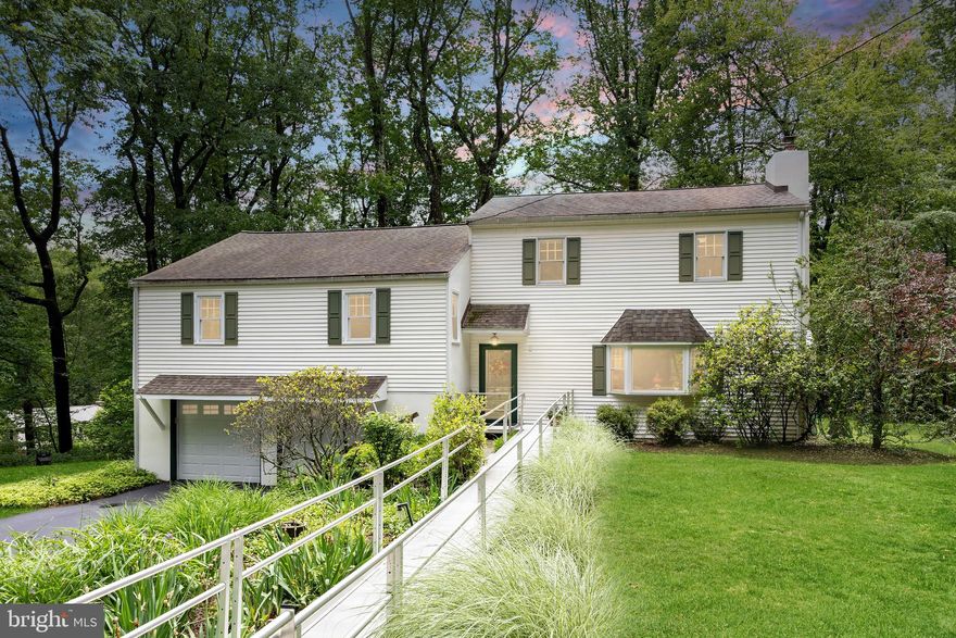 Welcome to 337 Greene Road – a spacious 5-bedroom, 3.5-bathroom home located in the heart of Berwyn and within the award-winning Tredyffrin-Easttown School District. Set on nearly a full acre in a peaceful neighborhood, this expanded split-level home offers comfort, flexibility, and easy access to everything the Main Line has to offer.  Step through the foyer into the main level, where you'll find a bright living room with hardwood floors, a large bay window, and a cozy pellet stove. The adjacent dining room features sliding glass doors that lead to a spacious deck—perfect for entertaining or enjoying views of the beautiful backyard.  A short flight of stairs brings you to the middle level, where you’ll find three bedrooms and two full bathrooms. The hall bath features an air jet tub, a luxurious upgrade from standard water jets.  The second bath is off the largest bedroom. Continue up to the upper level, a thoughtful 1993 addition that includes a laundry room, a large primary suite with cathedral ceilings, skylight, and a full bath with shower. An additional bedroom on this level makes an ideal nursery or home office.  Back on the main level, head down to the lower level, where you'll find a warm and inviting family room, a powder room, a generous storage closet, and access to the backyard and attached 2-car garage. Below that is the basement level, offering ample storage space, utilities, and room for a workshop or hobby area.  Enjoy efficient climate control with mini split hybrid heat pump system, including hot water baseboard heat, mini splits, and a heat pump with a premium, highly efficient hot water system.  Notable updates include a 50-year roof (installed in 2015), a newer boiler (2016), radon mitigation system, recapped and inspected chimney,  new oil storage tank and line and filter system.and 200-amp electric service.  Outside stucco was recently painted. This home has been meticulously maintained and is ideally located just minutes from SEPTA rail service to Philadelphia and close to top local spots like La Cabra Brewing, White Dog Café, Handel’s Ice Cream, the Berwyn Farmers Market, Trader Joe’s, and King of Prussia Mall. The T/E School District is ranked #3 out of 496 in Pennsylvania (Niche 2025 Rankings), highlighting its exceptional academic reputation.  Don’t miss your chance to own this incredible home in one of the area’s most sought-after communities. View the video tour and schedule your showing today!