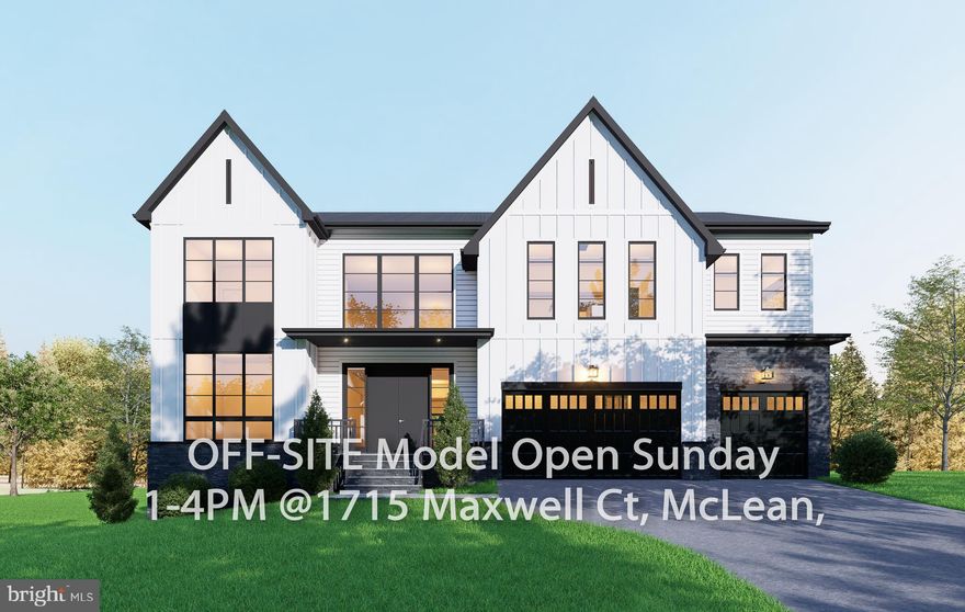 Off Site Model Home at 125 Casmar St SE, Vienna, VA 22180 @ 1-4pm on Sunday.
Discover spacious luxury and an enviable lifestyle in this magnificent new construction home in desirable McLean. Boasting 7 bedrooms, 7.5 baths, and an impressive 7,900 sq ft of living space, this residence offers exquisite design and exceptional craftsmanship by Anchor Homes. Experience effortless entertaining in the gourmet gallery kitchen, complete with high-end appliances, flowing into the grand family room with its inviting fireplace. Formal living and dining areas offer refined spaces for special occasions, while the upper level's four bedroom suites, each with walk-in closets, provide tranquil retreats. Enjoy the finished basement's versatility with its full guest suite and professionally designed media room - the perfect spot for movie nights or hosting friends. Customize your outdoor enjoyment with optional upgrades like a relaxing deck and screen porch, or a stylish wet bar. This prime McLean location puts commuting and leisure within easy reach for convenient city access, and explore the best of parks, shopping, education - all just moments away. Embrace the ultimate McLean lifestyle in this extraordinary new-build home. Don't miss the opportunity to make this luxurious residence your own. 
 Builder is offering a $5,000 closing cost credit, plus an additional lender discount of 0.50% of the loan amount when using builder's preferred lender and title company. Contact us now to learn more about this exceptional property and take advantage of special pricing offers.