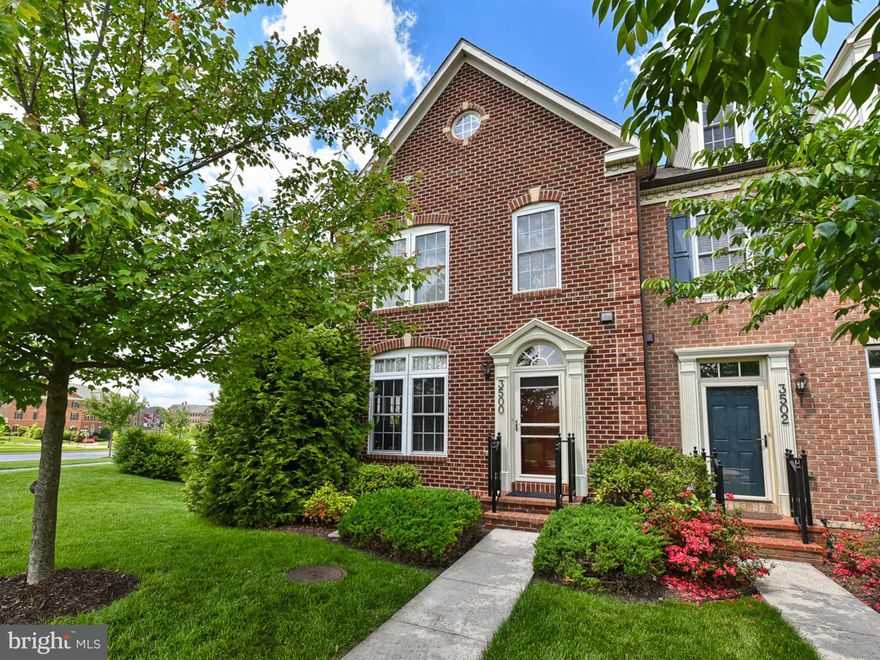 This immaculately maintained end-unit townhome shows like a model! Completely move-in ready! Beautifully landscaped with a backyard oasis that backs to woods and provides privacy for entertaining on the deck or enjoying coffee on the patio! All this--yet a quick walk to all of the Urbana amenities: grocery store, restaurants, Starbucks & the library. A great commuter location, too! Upgrades galore: brick front, light-filled with extra windows--including bay window in the dining room and gleaming hardwoods on the main level! Gourmet eat-in kitchen opens to the light-filled family room with a cozy fireplace and walk out to the large deck. The upper level features a large Master bedroom suite with sitting area, spa-like bath and large closet--complete with a window! Plus 2 more upper level bedrooms and another full bath! The large finished lower level walks out to the patio and features lots of space: a recreation area, half bath and an extra large bonus room with crown molding--perfect for a guest bedroom, craft room or office! Don't miss this picture-perfect home!!