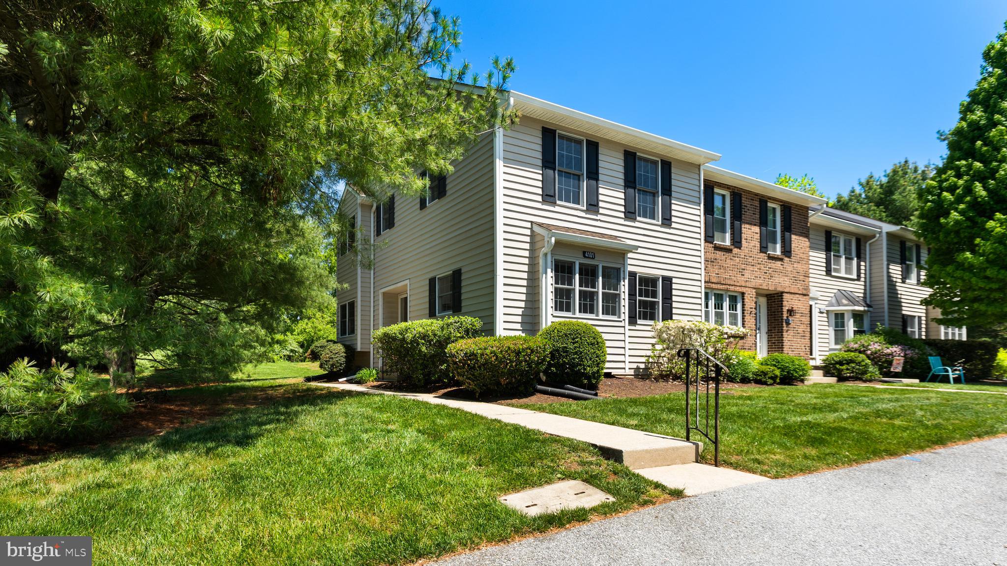 Welcome to 4101 Fox Point Court in the highly sought after community of Springhill Farm! This beautiful and recently updated end unit has 2 beds, 2.5 baths, a huge finished basement and you will find that this home is in excellent condition and ready for new owners!
As you walk in, you step into the luxury final plank flooring which you will find throughout the home giving it a spacious and clean look. There is a well-appointed powder room to your right. To your left, step into your large living room with a nice bay window and a walk out full panel glass door that leads to your patio, which backs up to the woods. It’s a great place for the grill, and you can enjoy some serenity and privacy right out your back door!
Heading into the kitchen and dining room area there are plenty of windows letting in tons of natural light and the kitchen boasts white cabinets plenty of countertop space and stainless-steel appliances.
Upstairs, you have the primary with an updated, full en suite. Heading down the hall to bedroom number 2 you will pass your updated hall bathroom and the convenient 2nd floor laundry.
Now down to the basement there is a huge family room space for another entertaining area and then a separate fully finished room that could be used as a basement office, a gym or storage area.
Springhill farm in the award-winning Unionville-Chadds Ford school district, and this location has so much to offer. Conveniently located just off the 202 corridor you are surrounded by so many shopping and upscale dining options! Just a short drive to West Chester, Media, Wilmington DE and the Philadelphia airport. The Springhill Farm Homeowners Association covers all exterior building maintenance, so this is convenient, low maintenance living at its best! End units that back up to the woods do not come up that often so book your showing today before this awesome home is gone!
Notice: This home is currently tenant occupied, and the photos are from the previous listing taken one year ago. Please understand that the tenants are currently moving out so there may be furniture and boxes around during your showing. The home has been lovingly maintained by the awesome tenants, so the photos are an accurate description of the home’s current condition.
The seller is asking for highest and best offers by Sunday at 7pm and he will review them on Monday first thing. Escalations are welcomed, and a quick settlement anytime after 8/15 is preferred.