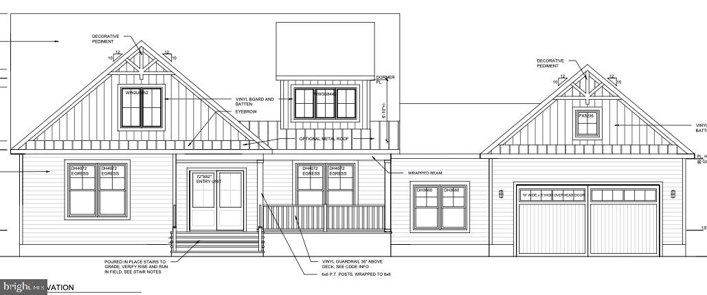 NEW CUSTOM BUILT HOME/LOT PACKAGE NOW AVAILABLE BY TWO DUDES BUILDERS! Welcome to your custom built dream home in Coastal River Run Golf community near Ocean Pines and Berlin. This stunning two-level residence boasts an impressive 2,801 square feet of thoughtfully designed living space to create the home you have always wanted! Peaceful water views across the street and located at the #10 tee box.
Nestled in River Run, as you approach you'll appreciate the inviting front porch (135 sq ft) that welcomes you into this elegant home by Two Dudes Builders. The main level features a spacious first-floor primary suite, complete with a generous walk-in closet. A beautifully detailed primary bath designed for relaxation & luxury complete with a large walk-in tiled shower. The heart of the home is the bright and airy Great Room, perfect for entertaining or cozy family gatherings. Highlighted by a stylish gas fireplace that adds warmth and ambiance.
The open floor plan seamlessly connects the living area to the gourmet kitchen, where you can still choose your preferred options to create a space that reflects your personal style. Upstairs, you'll find three additional bedrooms and two well-appointed baths, providing plenty of space for family and guests.
This home also includes a convenient two-car garage (612 sq. ft) with a dedicated golf cart parking spot, perfect for those leisurely days spent exploring the community. Enjoy the serenity of the rear screened porch (179 sq ft), ideal for morning coffee or evening relaxation, while you take in the beautiful surroundings of the River Run community.
Don't miss this opportunity to customize your new home in an established development that perfectly blends coastal charm with modern living! River Run boasts a beautiful 18-hole golf course, pro-shop, restaurant/pub, exercise facility, tennis courts, and a community pool, all on campus. An absolute bonus for this location is that the location is an only 10 minutes into the town of Berlin, with easy access to get wherever you need to go! This community is just minutes from Ocean City beaches.
The River Run Golf Club & Community offers tranquil scenery, great amenities and a warm community with a world class Gary Player designed golf course that received a four-star Golf Digest rating. The River Run Community provides the premier experience in Ocean City Living.
** Closing costs incentive of $10,000 for buyer using a preferred lender (not a buying requirement), additional incentives may apply based on qualifications.