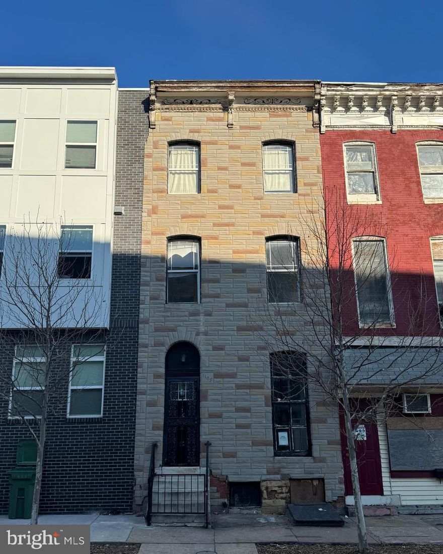 Rare Investment Opportunity in Johnston Square!

Don’t miss this rare chance to own a property along the rapidly developing Johnston Square commercial corridor! 
CASH OFFERS ONLY!  
This residential property is a diamond in the rough, perfect for investors looking to capitalize on the growth of this up-and-coming area.
Surrounded by multiple new multi-family developments and local apartments, including The Greenmount Park Apartments and Greenmount Park football field which is scheduled to complete at the end of 2025. This property is a rare opportunity to get in the heart of the Johnston Square .  Revitalize and. Transform it into your next home or rental, renovation project, or hold it as the area continues to thrive. The possibilities are endless!

Seize the opportunity to be part of a neighborhood on the rise—schedule your showing today and envision the future of 1105 Greenmount Street!