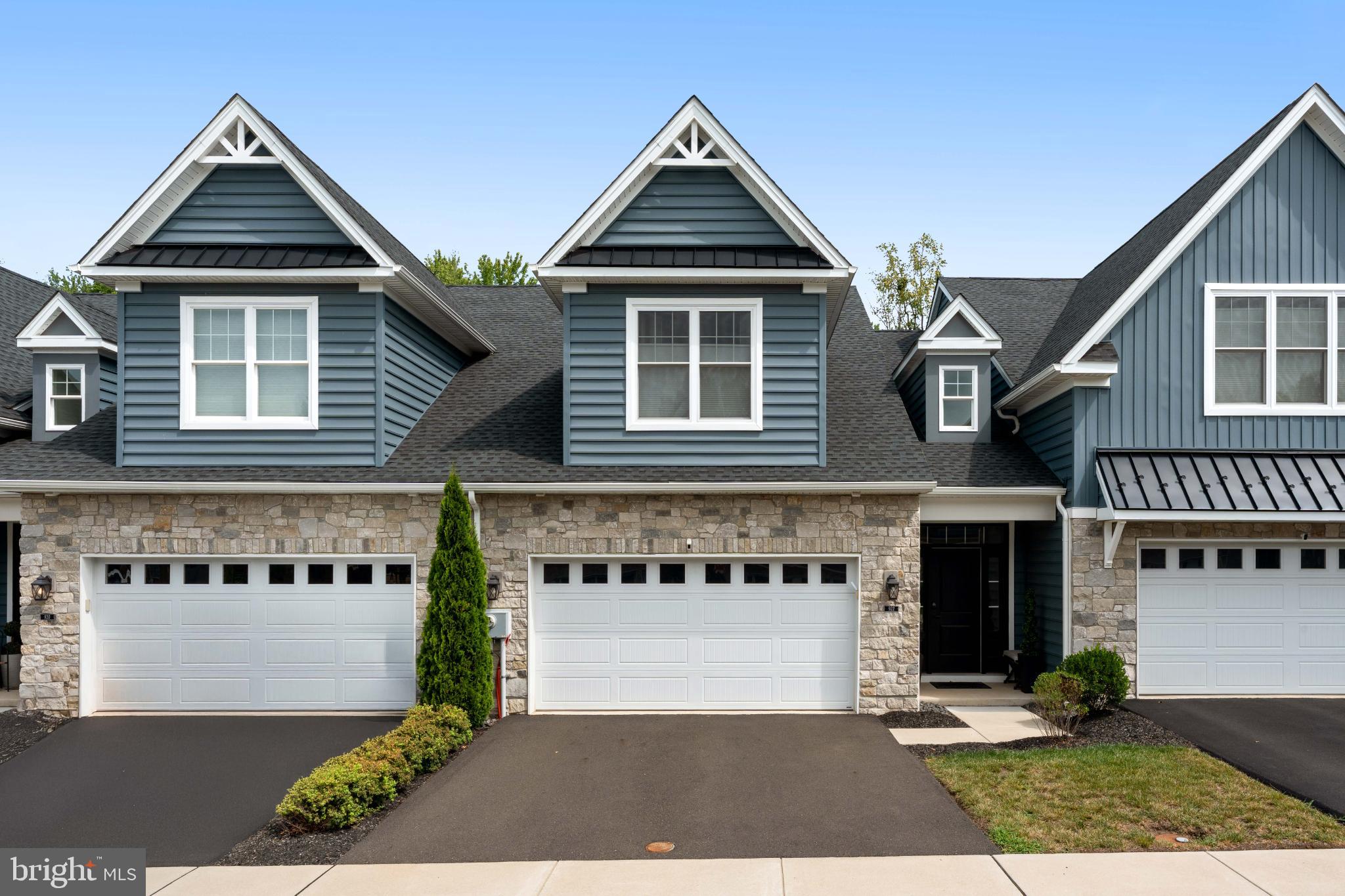 Welcome to 922 Holden Ct. This is a rare opportunity to own an amazing home in a small, meticulously maintained 55+ community—just minutes from shopping, dining, and major highways. Here, comfort, quality, and low-maintenance living come together seamlessly. Step inside this stunning townhome that offers everything you have been seeking in easy and high-end living. The community is beautifully designed and maintained and once inside to find beautiful flooring running throughout the main level. The foyer leads to an open space including a gourmet kitchen with a quartz island, gleaming countertops, and island with seating but still offers room for a table, and gas cooking—perfect for both casual meals and entertaining. The open living area features vaulted ceilings. From here, step onto the private patio for your morning coffee, a quiet workspace with fresh air, or a relaxing afternoon read. The first-floor primary suite includes two closets and a spa-like bath with a double vanity. A powder room, laundry room, and direct access to the two-car garage complete the main level. Upstairs, a versatile loft provides room for hobbies, guests, or a home office, flanked by two spacious bedrooms and a full bath. Every inch of this home reflects pride of ownership—it’s spotlessly clean, thoughtfully updated, and gorgeously finished in all the right ways. The location offers unmatched convenience, and the HOA takes care of exterior maintenance so you can spend more time enjoying life and less time on chores.