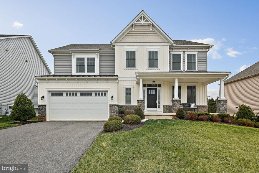 Welcome to this stunning property offering a seamless blend of comfort and sophistication. The open concept design welcomes you into a harmonious flow between the dining, kitchen, and living areas, featuring cathedral ceilings in the living room and an abundance of natural light throughout. The light and bright color scheme enhances the spacious feel.

The well-appointed kitchen boasts ample storage with white cabinets, stainless steel appliances, and a center island with seating. Convenience is key with an attached garage, first-floor laundry, and a half bath. 

The formal dining room provides flexibility, doubling as an office if needed, adorned with hardwood floors.  The two-story living room, featuring coffered ceilings, multiple tall windows, and a gas fireplace, adds elegance to the space.

The second floor hosts four gorgeous bedrooms and two full bathrooms. The primary suite is a retreat with its ensuite bathroom and a spacious walk-in closet.

The large unfinished basement offers storage and endless possibilities for customization.

Outside, the craftsman-style front elevation with stone and siding enhances curb appeal.  Updates include a stone patio in the backyard, complemented by wide stairs and elegant landscaping.

Situated in a small community of 23 homes built in 2017, this property enjoys the perks of new construction. A second HVAC unit in the attic efficiently heats and cools the second floor. The backyard faces a common area and farm, providing a picturesque view. The community is renowned for excellent schools, and the HOA takes care of landscaping and waste management. Ideally located near retail and restaurants, this home offers a perfect blend of style, functionality, and community amenities.

Schedule your showing today!