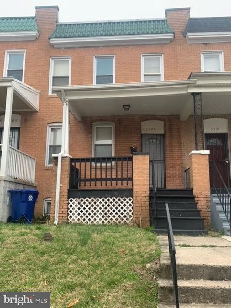 Ready for move in!   Freshly painted  3 bedrooms, 1 bath.  Beautiful refinished hardwood flooring throughout! Central heat & AC.  Fenced rear yard with patio.