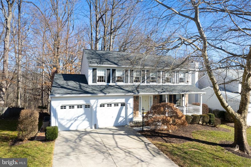 SPACIOUS & BEAUTIFULLY  MAINTAINED COLONIAL IN BROADVIEW!  Don't miss this meticulously maintained 4 bedroom, 2.5 bath front porch colonial!  This gorgeous home features just over 2000 square feet of finished living space to enjoy - floorplan includes formal living room, formal dining room, spacious kitchen w/rich wood cabinets & stainless steel appliances plus sunny breakfast area!  Kitchen is open to adjacent family room w/cozy brick fireplace & french doors that lead to the expansive deck w/totally private wooded view!  Perfect place to grill out, relax and enjoy nature!  Upper level has owner's suite w/private bath and 3 additional bedrooms plus full hall bathroom.  Fine amenities like Brazilian cherry wood flooring, Anderson Windows and beautiful custom wood trim.  Lower level is ready to finish to your liking - has walkout to rear yard.   Conveniently located in Abingdon, close to shopping & easy access to major routes!  This one won't last...