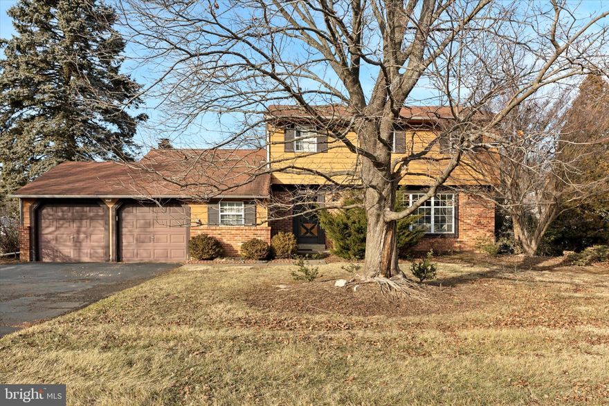 Spacious Split-Level -2 story Home in Prime Southampton Location!  Discover this charming split-level 2 story home, offering 4 bedrooms, 2.5 baths, and a fantastic layout designed for both comfort and convenience. Situated on an expansive half-acre+ lot, this property is perfect for indoor and outdoor entertaining.  As you step inside, a welcoming foyer greets you, leading to a bright and airy living room with large windows that flood the space with natural light. Adjacent to the living room is a formal dining room, also bathed in sunlight, creating the perfect setting for gatherings.  The eat-in kitchen features ample counter and cabinet space, plus a cozy banquette seating area—ideal for casual meals. Just a few steps down, the inviting den boasts a charming brick fireplace, making it the perfect spot to relax on chilly evenings. This level also includes a convenient half bath, access to the laundry room, garage and an additional powder room.   Upstairs, a full bath awaits at the top of the stairs. The primary bedroom offers an en-suite bath, a full wall of closets, and a stunning windowed wall that fills the space with light. Three additional bedrooms provide ample space, with one currently serving as an office—perfect for flexible living.  The large basement presents endless possibilities for customization, allowing you to create a space that suits your needs. Outside, the spacious yard is ideal for hosting gatherings, gardening, or simply enjoying the outdoors.  Additional features include a two-car attached garage with extra storage space, a driveway that accommodates multiple vehicles, and convenient street parking.  This home has great bones and an easy-flow layout—a blank canvas ready for your personal touch! Being sold as-is, this is a fantastic opportunity to make it your own.  Don't miss out on this wonderful Southampton gem!
