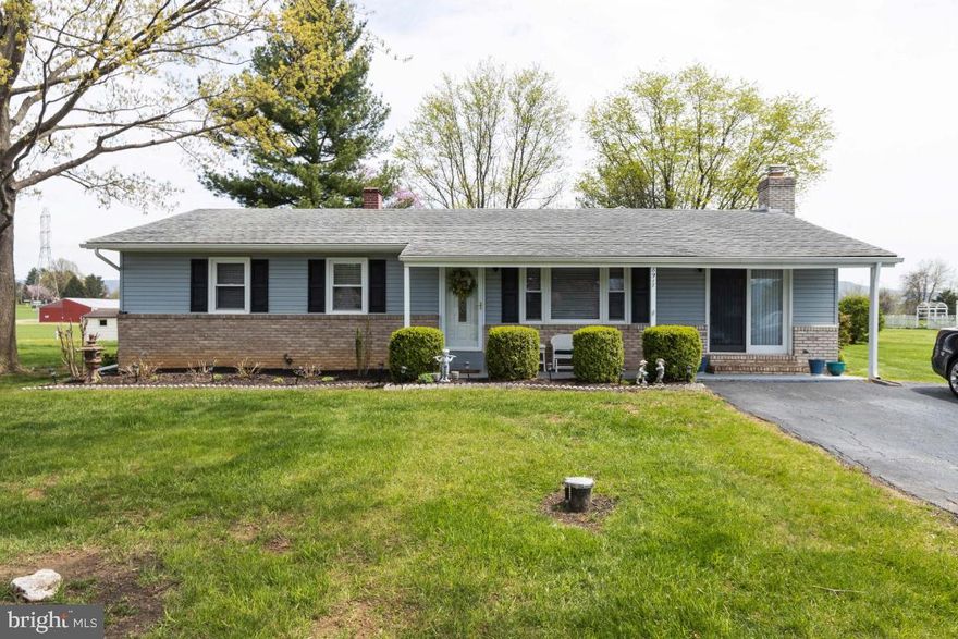 This well cared for ranch style home sits in the picturesque Middletown Valley. Minutes from major commuter routes and within some of the county's most sought after school districts. Upgrades have been made to the spacious kitchen and the 3 full bathrooms. Family room has cozy wood stove to warm you on  those cold nights. Out back a there is a spacious yard, large patio  accented by mature trees, and mountain views.  4 bedrooms including on-suite bath in owners suite on first floor. Lower lever with large recreation room and workshop.