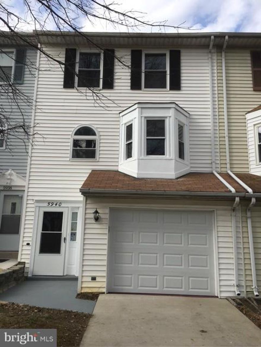 Beautifully renovated spacious 3 level 3 BRs, 2 full, 2 half baths,1 car garage TH w finished basement & fenced backyard. New gourmet kitchen cabinets w/ backsplash, granite countertop, & SS appliances. Nicely remodeled all bathrooms. New ceramic tiles in basement, hardwood floor, New HVAC system, water heater, garage door, Washer/Dryer, carpet, freshly painted, fixtures & much more. A must see!