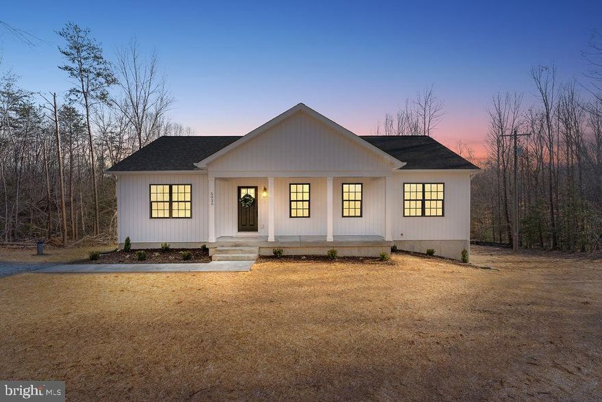 Completed New Construction - The Boxwood from Ironwood Homes on 4.18 acres. Simple, yet elegant, this modern reinterpretation of country chic is the perfect home in which a young family can grow. The Boxwood’s open floor plan creates a bright and airy atmosphere. Each home is expertly fashioned with a luxury primary bathroom, farmhouse sink, exposed natural beams, and much more to give it a uniquely custom feel. Gorgeous 5 bedroom 3 full bath ranch home! Granite countertops and stainless steel appliances in the kitchen. There are tons of upgrades throughout the home- free-standing tub, hardwood floors, custom-look light fixtures, and gorgeous tiles! A completely finished basement provides another bedroom, a full bath, and a large recreation area! You don't want to miss this opportunity!