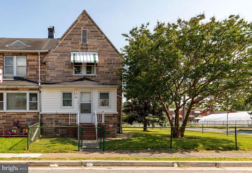 RARE FIND:  END UNIT WITH LARGE CORNER LOT FULLY FENCED YARD WITH DETACHED GARAGE AND CARPORT.   NEVER WORRY ABOUT PARKING AT THIS HOUSE!  AND IF OUTDOOR ENTERTAINING OR GARDENING IS YOUR PASSION, THEN YOU WILL BE PLEASED WITH THE SPACE  THIS CORNER HOME OFFERS. UPDATED FEATURES ARE AIR CONDITIONING  2018, WINDOWS & ROOF @ 10 YRS,  HOT WATER HEATER 2011, AND  HAS BEEN VERY WELL MAINTAINED .   BASEMENT HAS A WORKSHOP AREA, AND WALK UP TO EXTERIOR, EXTRA STORAGE AREA, AND A HIDDEN SAFE AREA.  MAIN LEVEL AND UPPER LEVEL FEATURES HARDWOOD UNDER THE CARPET, 1/2 BATH IS ON MAIN LEVEL AND FULL BATH IS UPSTAIRS.  BEING SOLD AS IS FOR QUICK SALE,  SO DONT MISS OUT.