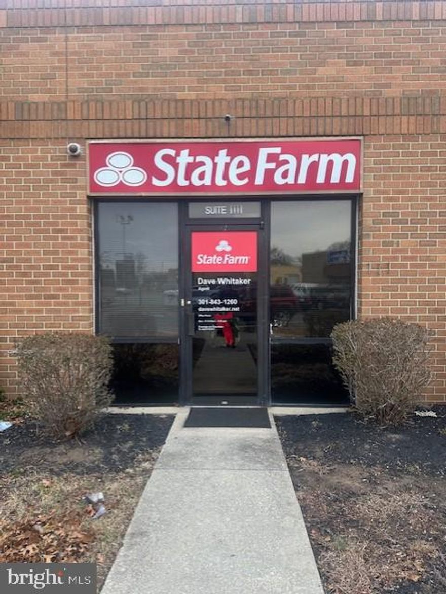 Suite 111, Great Office Space in Waldorf, near Pinefield.  Reception Area, 3 offices, 1 bathroom. 
Available for Lease after 2/28/26.  Office is approximately 1,100 sq. ft.