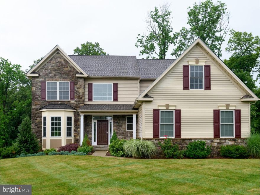 Absolutely wonderful home nestled in a picturesque setting in West Brandywine. This beautiful home is located in the Hidden Meadows community. The home boasts 3 large bedrooms and 2 and   baths.  The 1.03 acre property is bordered by wooded wetlands and a flowing stream.  Birds and wildlife abound in this tranquil setting. A pond can be seen in the distance from the Timbertec deck during the winter. The gourmet eat in kitchen has granite counters, a Swanstone solid surface sink, stainless steel hood, stove top, dishwasher, double oven, microwave, 42" cabinets,  greenhouse window, breakfast bar that seats 5, and wine fridge. Loads of counter space and a custom lighting package are a plus. The finishes are exquisite. The foyer boasts a motorized chandelier. The dining room is flooded with natural light and features a bay window. The great room has a gas fireplace.  The main floor has hardwood flooring with exception of the carpeted great room. The first floor laundry is tiled. The master bedroom retreat boasts a sitting room being used as a workout area and spacious walk in closet.  The tiled master bath features a jetted tub, separate shower, double sinks, and linen closet. There are two additional large bedrooms with ample closets.  The tiled 2nd bath also boasts double sinks. There is a generator back up panel for bad weather. The home has a whole house electronic air cleaner.  The garage is oversized, insulated, and heated. A garage entry door is an added plus. The windows were upgraded when the home was built. This home has beautiful landscaping.  It includes the updates and amenities of new construction without the wait.  The walkout basement is finished with a built in wine rack, granite bar, and a paneled cabinet to conceal the sump pump pit and allows easy access if needed. The basement is pre-plumbed for a half bath. There is loads of storage and a finished room that could easily be a 4th bedroom. There is a holiday lighting package with receptacles at each of the front windows and exterior outlet that has separate circuits & a timer. The upgraded lighting also includes switch operated flood lights at multiple doors. Beautiful finishes, upgrades, loads of storage, and landscaping ? it is all here!!