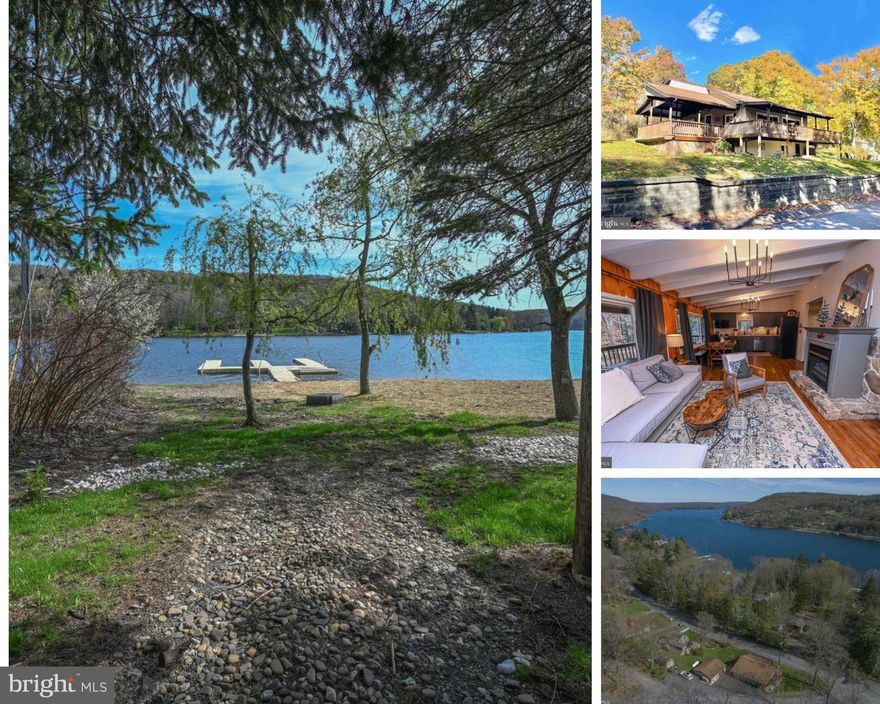 Newly improved, turn key, and rental ready!! Welcome to "Slips and Slopes." This home has undergone major improvements and brings SO much to the table. With seasonal lake views and a shared Type A Dock on Deep Creek Lake, this home now features 4 bedrooms, and 3 full baths. It now has an existing 4 BR TVRU permit and is a current rental with VACASA. It's first month in the rental pool, and it booked out every single weekend! BRAND NEW: furnace, hot water heater, well pump, bedroom windows, appliances, AND furnishings. Not to mention, there is an existing home warranty in place with over 6 months left of coverage. The detached oversized garage has so much potential with an additional recreation space as well. Neighbors have cut down trees opening up the lake view, and your dock is a short golf cart ride or drive away. The home is being sold completely furnished! Take advantage of this incredible spot, right in the heart of Deep Creek Lake!