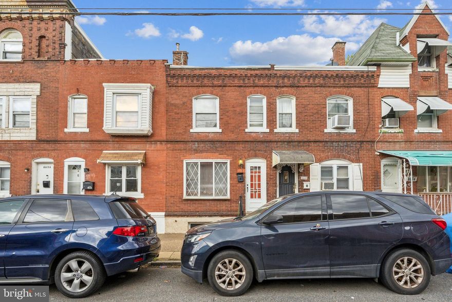 Welcome to this 2-bedroom, 1-bath home located on a quiet residential street in the desirable Tacony section of Philadelphia. With easy access to I-95 and nearby commercial corridors, making commuting and daily errands a breeze.

Inside, the home features a functional layout and a solid structure, ready for your vision and updates. Whether you're an investor or a buyer looking to customize your dream home, this property offers a great opportunity to add value with renovations.

Step outside to find a nicely sized backyard—perfect for entertaining, gardening, or simply enjoying some fresh air.

This is an estate sale and the property is being sold as-is. Bring your ideas and imagination—this is your chance to create something special in a great location!