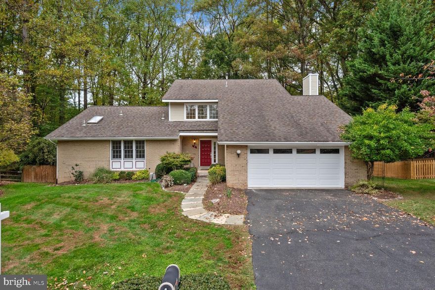 OPEN SUNDAY 10/22, 2-4PM! Beautifully situated on a premium CUL-DE-SAC lot in the highly sought-after Dufief Community in the Wootton Cluster, this Mitchell & Best's 5BR 3.5 BA contemporary colonial backing to ultimate privacy boasts many updates, MAIN LEVEL OWNER'S SUITE, a fantastic large WALK-OUT LOWER LEVEL, and a phenomenal fenced backyard with  lawn space for playtime and a  HEATED OUTDOOR POOL with expansive decking for sunbathing!  Recent home improvements include: Roof 2014, Kitchen renovated 2014, Hot Water Heater 2014, Fence 2022, and basement Carpets 2023. Enter the main level featuring a 2-story foyer, large bright floor-to-ceiling windows and gleaming hardwood floors throughout. The formal living and dining rooms with triple windows, a cozy family room with a stone wall fireplace, and an updated powder room showcase the right quarter of this level. The eat-in kitchen has stainless steel appliances, a gas cooktop, and access to a sunroom addition (2008) with double pane windows which makes a perfect space for relaxation or hosting guests with a spiral staircase leading to the enormous, heated pool and surrounded in privacy with nature's beauty. 
On the opposite side is a large primary suite with a vaulted ceiling, walk-in closets, a spacious en-suite bath with a jacuzzi tub, skylight, a separate shower stall and double vanity sinks. Adjacent to the primary suite is a great office/study with a vaulted ceiling, and a main level laundry room. Upstairs highlights 3 additional bedrooms and full bath #2 with a separate shower and water closet. The entertainer's dream is found in the amazingly spacious, super bright, and freshly painted walk-out basement that wows with triple large windows and sliding doors, a carpeted recreation room, a gym/dance studio area with Pergo flooring, a bedroom and a bonus room, full bath #3 and a storage room!   Within close proximity to great shops and restaurants, this beautiful property is a rare gem.    Property sold As-Is.   Offers are due by 3:00pm on Wednesday, 10/25.