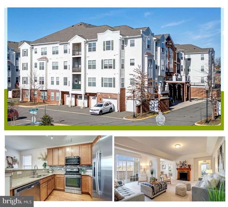 Freshly painted-ready to move in!   Experience style and convenience in your new residence at The Gatherings at Wellington, a vibrant 55+ community. This lovely corner unit, situated on the 2nd floor, boasts 3 bedrooms and 2 full baths, spanning over 2000 square feet. As you enter into the spacious lobby with secure entrance, you'll notice the upscale decor that continues on each level of the building. Stepping inside the condominium itself you are greeted by the by generously sized windows that flood the space with an abundance of natural light, creating an inviting ambiance throughout. The spacious foyer, complete with a convenient coat closet, leads you to the first bedroom adorned with ample closet space and is perfectly situated next to the tastefully appointed hall bath.
The living area is a masterpiece of comfort, featuring a captivating fireplace with a mantle and a large living space, providing ample room for arranging your furniture in style. A delightful sunroom beckons for your morning coffee or tea, seamlessly connecting to a charming balcony where you can unwind with a good book and bask in the sunshine. Continuing your journey through the condo, discover a separate dining room, adorned with a double window and lovely trim details, offering an elegant space distinct from the kitchen and breakfast room. The upscale kitchen is thoughtfully planned, showcasing gorgeous maple cabinetry, granite counters, stainless steel appliances, a two-door pantry and hardwood flooring for easy maintenance. The generously sized breakfast area provides an ideal spot for casual meals, bathed in natural light through a triple window. Adjacent to the kitchen is the second bedroom, versatile enough to serve as a home office if desired. The primary bedroom is a true sanctuary, featuring an expansive walk-in closet and a luxurious bath with upscale finishes, double vanities, a soaking tub, and a separate shower.
Convenience meets luxury with garage access through the building, ensuring easy living, security and providing additional storage for your convenience. The amenities in this 55+ community are second to none, including a club house, exercise room, tennis courts, walking paths, and more.
Discover the convenience of nearby amenities, with the Giant Food grocery store within walking distance, along with a library, park, and trails in close proximity. The attached garage on the 1st floor ensures easy access to the lobby and elevator, making every aspect of this home a true win-win. As you explore this remarkable condo, feel free to use the guest spaces parallel to Charleston Drive for your convenience. Welcome to the pinnacle of 55+ living at The Gatherings at Wellington!