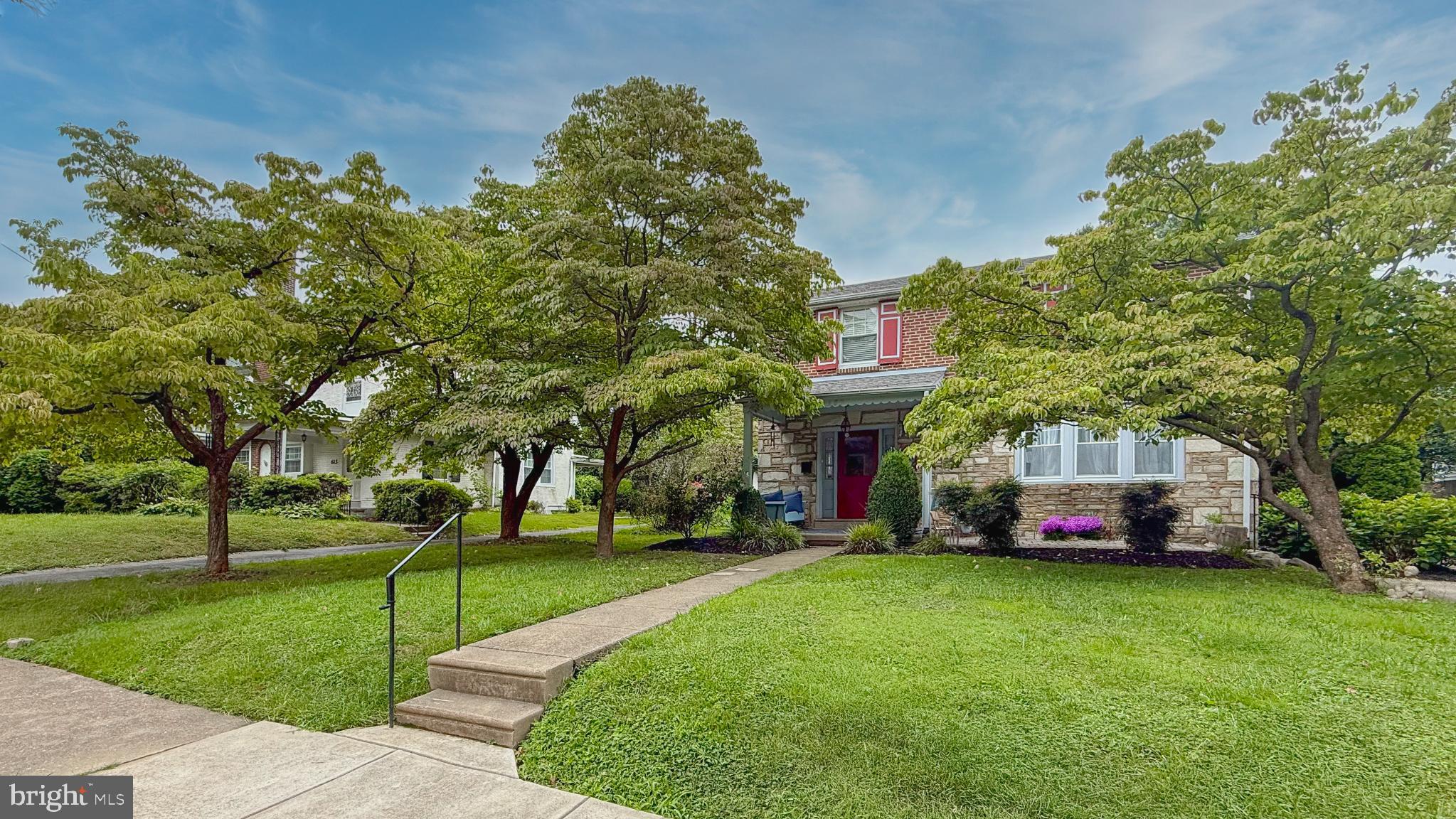 Welcome to this inviting single-family home in the desirable Rowland Park neighborhood of Cheltenham, featuring 3 bedrooms and 2.5 bathrooms. With an adorable front porch and side patio to relax and enjoy. Step inside to a welcoming gorgeous living room with gas fireplace that set the stage for everyday comfort and entertaining. The spacious dining room has a big beautiful bay window and even has room for a desk for working if needed. The open kitchen overlooks the family room with another beautiful bay window with views of the backyard. From here, enjoy access to the rear deck and yard, perfect for seamless indoor-outdoor living. Upstairs, you’ll find three extra-large bedrooms, each with excellent closet space and additional storage. The giant master bedroom has en-suite bathroom. All the rooms are filled with natural light, and can accomodate more than just bedroom furniture. Modern comforts include central air conditioning, radiator gas heating, and a new hot water heater for peace of mind. The home also offers a large basement with finishing potential, giving you room to expand for recreation, work, or storage. The basement has an entrance to the outside. Outside, the rear deck and yard provide plenty of room for gatherings. The dream yard is fenced with a shed and even has room for a pool. The private driveway accommodates up to six cars—a rare convenience. With its generous layout, thoughtful updates, and prime location in Cheltenham’s Ashmead neighborhood, this home is ready to welcome its next owner. Houses in this charming, great walking, neighborhood do not come available often. This won't last long!