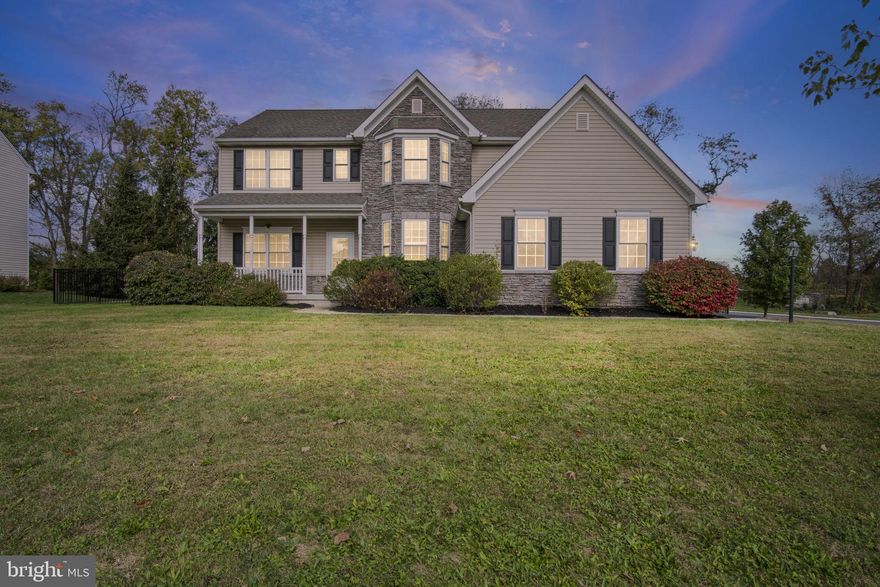 This well-maintained 6-bedroom, 5.5-bath home in Silver Spring Township offers over 3,700 sq. ft. of finished living space in the Cumberland Valley School District. Built in 2012, it sits on a 0.38-acre corner lot in the popular Foxwood neighborhood. Approximately 3,000 square feet above grade with well appointed living quarters in the lower level. 
The main level features a two-story foyer, formal living and dining rooms with hardwood floors, a large family room with gas fireplace and two-story windows, and a kitchen with granite countertops, stainless steel appliances, gas cooktop, island, and wine fridge. A vaulted morning room, first-floor office, and mudroom/laundry with built-ins add both function and flexibility. This home’s amazing floorplan also features a magnificent first floor primary suite.
Upstairs includes four bedrooms, including a primary suite with two walk-in closets, jetted tub, and a dual-head shower, plus a junior suite and a Jack-and-Jill bath.
The finished lower level provides an ideal in-law or guest suite, with a living/dining area, fireplace, kitchenette, full bath, and a sixth bedroom with a large walk-in closet, plus storage space.
Outdoor living features a large patio, recently added deck and level backyard. This property is nicely situated on a corner lot with an attached side-entry two-car garage.
Located near schools, parks, shopping, and commuter routes, this home offers space, comfort, and practical upgrades in a sought-after community.