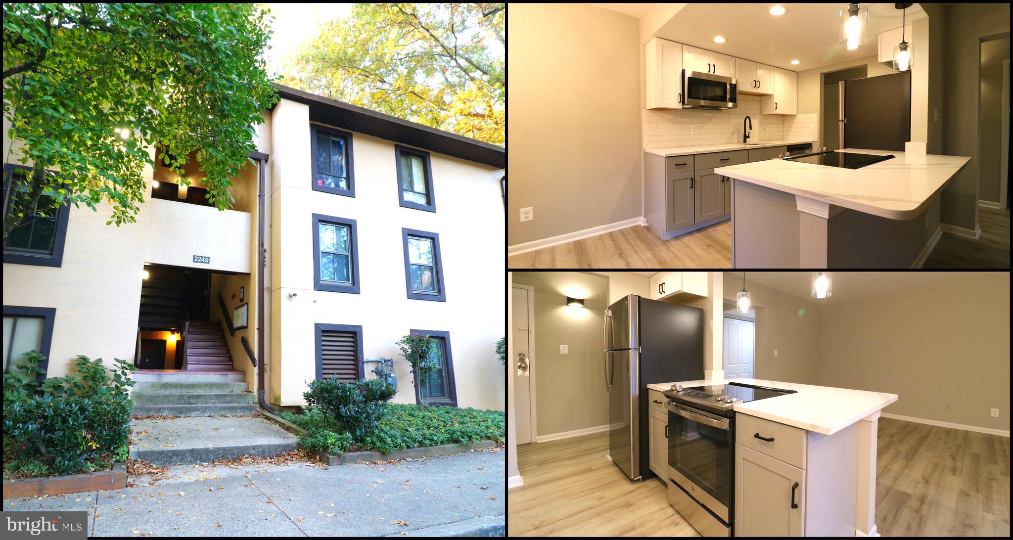 You will LOVE this renovated condo in the charming community of Shadowood! Gorgeous property features gleaming luxury vinyl plank flooring. Property is painted a light contemporary grey throughout. Gourmet kitchen features stainless steel appliances, white and grey cabinets, quartz countertops, and beautiful backsplash. Open living at its finest with a kitchen/dining/family room combination. Three generously sized rooms with two fully updated bathrooms with modern finishes. Enjoy morning coffee on the patio, which overlooks dense trees. Commuters dream-close to ffx county parkway, rt 28, toll road, metro, and airport!
