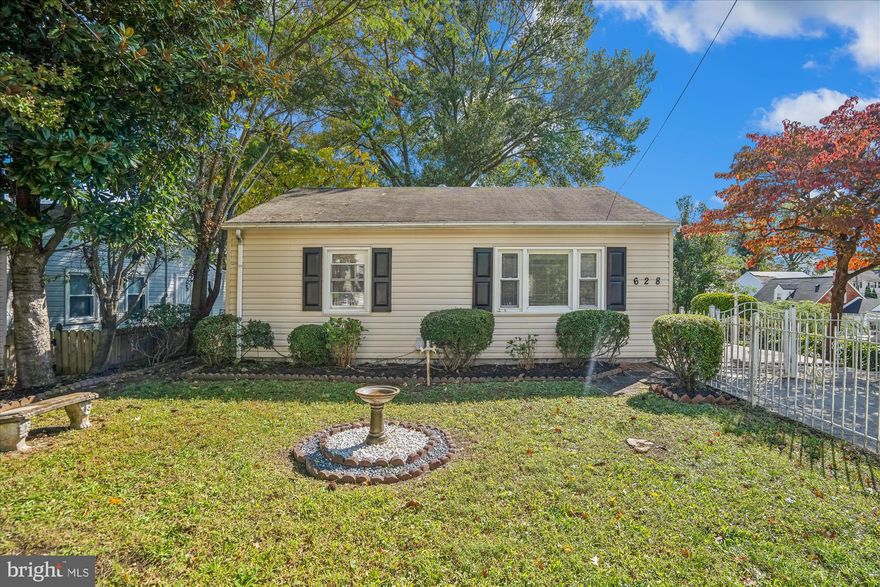 Charming and tastefully updated 3 bedroom, 1.5 bath home in Capitol Heights. Walk into this light and bright beauty boasting luxury vinyl flooring, 3 bedrooms, 1 full bath, 1 half bath, a living-dining area and a beautifully updated kitchen with new designer cabinets, stainless steel appliances and custom quartz countertops.  Other updates includes new interior and exterior doors, new ceramic floor and walls in full bathroom, new vanities, countertops and toilets in both bathrooms. new plumbing fixtures. new light fixtures and new HVAC!. Fresh paint throughout. Outside boasts a desirable lot featuring a side patio area, new spacious deck, nice sized fully fenced yard and a large shed. This home is close to major transportation/routes, restaurants, shopping, schools....everything. It is a MUST SEE. You will not be disappointed.