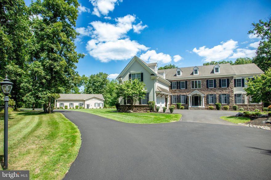 Aviation Enthusiast | Private Pilot | Car Collector | Passionate About Rare Vehicles......                                         

Experience luxury and sophistication at its finest in this extraordinary estate, nestled on over 2 acres within an exclusive 140-acre gated community in Bucks County. Perfectly suited for aviation enthusiasts, this property boasts two private airstrips—a 2,200-foot north-south paved runway and an east-west grass runway—accompanied by a custom 50x60 hangar, making it a true pilot’s paradise. Inside, the grandeur of the 5,400 sq. ft. main house captivates, offering five spacious bedrooms and 5.2 bathrooms, delivering comfort and style at every turn. The gourmet kitchen is a chef’s dream and features all premium appliances. The formal Dining room is flanked by a grand entertainment bar perfect for hosting elegant gatherings. In addition, the first floor is host to an in-law suite coupled with a full private bathroom and a cozy sitting room. The solarium provides breathtaking panoramic views, immersing you in the beauty of the surroundings. The family room which is highlighted by a stunning stone wall and a grand fireplace, adding warmth and charm. Access the second floor via a sweeping staircase or the convenient butler's staircase, marrying elegance with functionality. The impressive master suite features a cozy sitting area, fireplace, spacious closets, and a master bath with elegant finishes. In addition to the three upstairs bedrooms, a versatile flex room with a full bath can serve as a sixth bedroom, playroom, office, or any space you desire. The daylight-finished basement offers a kitchenette and walkout access, providing both comfort and convenience while adding approximately 1,700 square feet of additional living space.  The oversized three-car garage with both interior and exterior access adds further practicality. A state-of-the-art whole-house generator guarantees seamless power, while the spacious hangar with heated floors, a full bath, and an automatic hydraulic door connects to a private taxiway, offering effortless runway entry. Avallon at Moyer is an exclusive 12-residence enclave in scenic New Britain Township, this serene community offers a unique lifestyle complete with a 9-hole golf course, three picturesque ponds, and extensive walking trails. With private fly-in/fly-out access, you can reach the South Jersey shore or North Jersey/New York in approximately 30 to 45 minutes by air. This property would also be a dream come true for car enthusiasts and collectors, providing abundant space to house and display your collection—or even to create your very own indoor pickleball court.  With its impressive aviation amenities and refined living spaces, this stunning home invites you to embrace a lifestyle of ultimate luxury and sophistication.