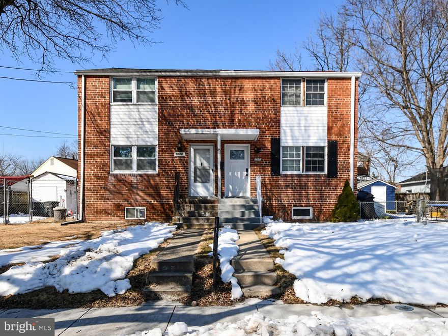 Property Sold As Is. This charming, brick-front semi-detached home offers a versatile three-level layout designed for both comfort and privacy. The main living area features a bright, open-concept dining and living room combination. Kitchen boasts elegant granite countertops, a stylish backsplash, and well-maintained cabinetry. The upper level offers two well-proportioned bedrooms and a full bathroom. Featuring a third bedroom on the main floor for added accessibility and ease. The fully finished basement offers flexible living space, perfect for a private office/den, with its own full bathroom. Home featuring major recent upgrades, including a brand-new water heater, 2018 HVAC, and 2019 Roof. Step outside to a spacious deck perfect for entertaining, overlooking to a level and fully fenced backyard. Additional outdoor storage is a breeze with the included shed. A commuter’s dream, the property is perfectly positioned for easy access to the D.C. metropolitan area. Residents are just minutes away from two major Metro stations: the West Hyattsville and Hyattsville Crossing (formerly Prince George's Plaza) Metro stations on the Green Line.