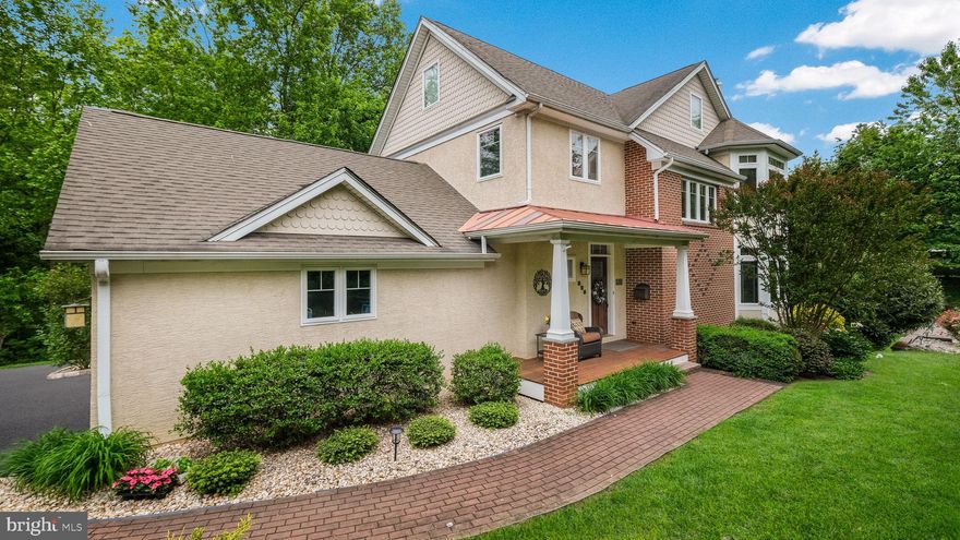 Welcome to 525 Broomall St in the Borough of Media. This custom built home is only 17 years old and was built on one the best lots in Media. Offered by the original owners, this house has been meticulously maintained and is still in like new condition. There are 3 floors of gracious living.  On the main floor you have all 3/4 inch hardwood floors, open stair case to both the lower and upper level, open concept kitchen and family room with gas fire place, dining room, living room, powder room, and 2 sets of sliders to the mahogany deck. The second level offers a primary bedroom with large full bath w/ tub and shower, the best closet you have ever seen, laundry room, 2 additional bedrooms and hall bath, all with 3/4 inch hardwood floors. On the bright and beautiful lower level is another family room with gas fireplace, custom wet bar with granite counters, an office or bedroom, a full bath, and an unfinished section for storage. The biggest surprise will be when you exit the lower level through a patio door to a 20 x 28 custom paver patio with an outdoor kitchen, lights , hardscape, and a lush lawn leading to a glen like setting. The two car garage is oversized and has a gas heater, there is additional parking for 4 cars.
There are too many additional features to mention here, so make your appointment now