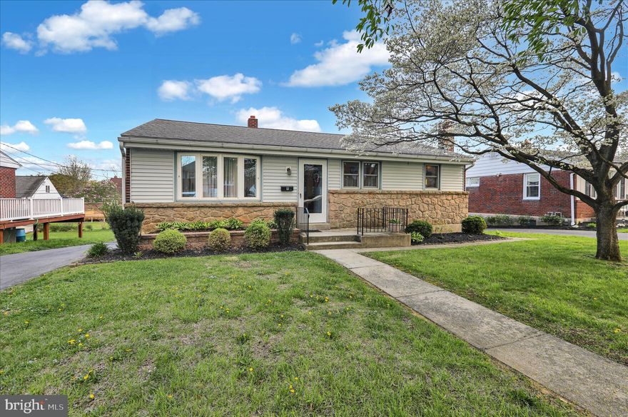 Welcome to this beautiful, single family home in Wyomissing featuring three bedrooms and one and a half bathrooms. You will appreciate the care and potential this home offers as you walk through the door. This property sits on a level lot with beautiful landscaping, a sizable back yard and ample parking space. Each main floor bedroom is nicely sized. The downstairs features two finished areas, ready to be customized into your perfect bonus spaces. Central air and gas heat. Schedule a showing today and make this home yours!