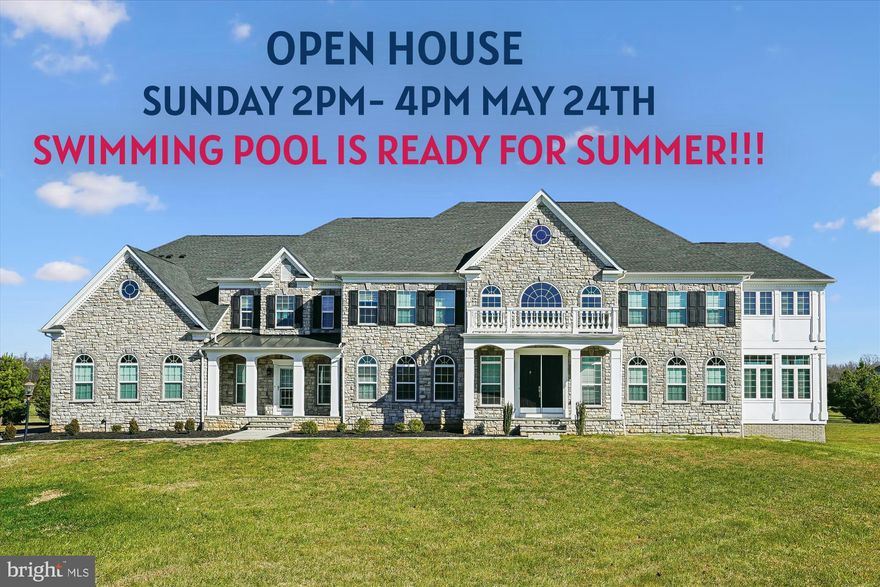 Experience the epitome of luxury living in this stunning Colonial home, beautifully renovated in 2023, nestled within the serene community of Hunters Pond. Spanning over 5 acres, this exquisite residence offers an unparalleled lifestyle, combining elegance with modern comforts. Step inside to discover a harmonious blend of high-end finishes and thoughtful design. The spacious layout features five generously sized bedrooms and seven and a half bathrooms, ensuring ample space for relaxation and entertainment. The heart of the home boasts a fully finished basement with daylight windows, perfect for hosting gatherings or enjoying quiet evenings by the fireplace. The gourmet kitchen is a chef's dream, equipped with top-of-the-line appliances and stylish cabinetry, seamlessly flowing into inviting living spaces. Enjoy the luxury of multiple laundry areas, making daily routines effortless. Outside, your private oasis awaits. Dive into the in-ground pool, surrounded by a secure fence, or unwind on the expansive patio, perfect for alfresco dining and entertaining. The attached oversized garage provides convenience and ample storage. With meticulous attention to detail and a commitment to excellence, this home is not just a residence; it's a lifestyle. Embrace the tranquility of nature while being just moments away from modern amenities. This is more than a home; it's where your dreams come to life.