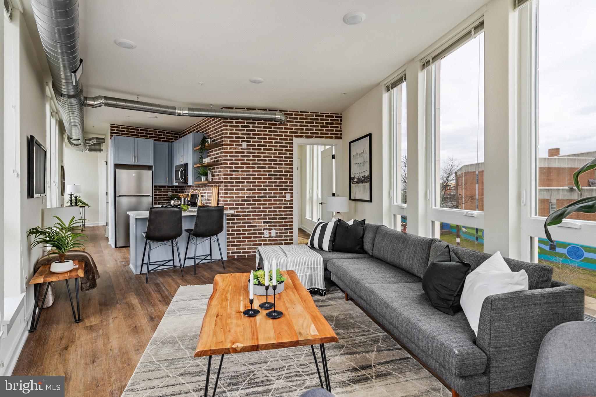 Available Early June:
Welcome to Fishtown Flatiron, a professionally managed building with modern amenities that is ready to welcome you home! This wonderful building features a magnificent lobby with secure entry and a package room for peace of mind, plus 2 separate stairwells for added convenience. Unit #3A is a 3rd Floor 1 bedroom, 1 bathroom third floor apartment with a walk-in closet in your bedroom and tons of sunlight throughout. Your gorgeous kitchen boasts exposed brick, skylights, gray shaker cabinets with chrome fixtures, and beautiful pendant lighting. A full lineup of stainless steel appliances include built-in overhead microwave, gas oven + stove, dishwasher, and refrigerator with drink & ice dispenser. Head into your modern bathroom to view paisley tile flooring, lighted vanity, and a lovely shower stall with beautiful tiling. Each apartment is conveniently equipped with central air conditioning and in-unit washer & dryer for added convenience. This incredible space won't last long - call today!
Lease Terms:
Generally, 1st month, 12th month, and 1 month security deposit due at, or prior to, lease signing. Other terms may be required by Landlord. $55 application fee per applicant. Pets are conditional on owner's approval and may require an additional fee, if accepted. (Generally, $500/dog and $250/cat). Tenants responsible for: electricity, cable/internet, a $20/month flat gas fee, and a $35/month flat water fee. Landlord Requirements: Applicants to make 3x the monthly rent in verifiable net income, credit history to be considered (i.e. no active collections), no evictions within the past 4 years, and must have a verifiable rental history with on-time rental payments. Exceptions to this criteria may exist under the law and will be considered. Cosigners accepted.