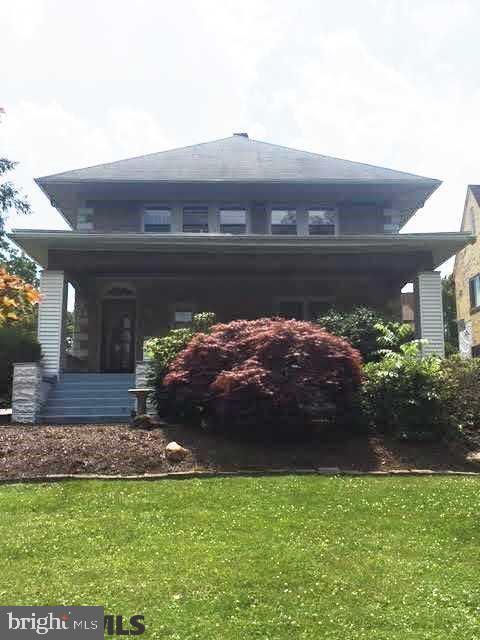 Lovely 2 story 4 bedroom, 1 1/2 bath home with basement workshop & plenty of storage. River stone, vinyl & block exterior, replacement windows, French doors into formal dining area & front porch and large, covered porches front and back. Shared driveway leads to detached garage, carport with extra parking and patio. Great location!