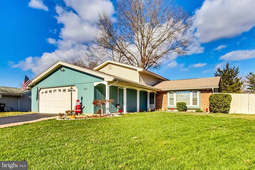 New year, new price!! Pride of ownership shows in this meticulously maintained and tastefully updated 4 bedroom, 3 bath home. The exterior boasts beautifully landscaped surroundings, with a covered walkway leading up to the front door and welcoming foyer. The bright & spacious living room and dining room feature LVP flooring & crown molding, and lead into the renovated kitchen, featuring new cabinets (2018), stainless steel appliances, a brand new oven, granite countertops,  stylish backsplash, a kitchen island, and a breakfast bar. 

Upstairs, you will find a spacious primary bedroom with a renovated en-suite bathroom, including a beautiful tiled sit-in shower, along with two generous-sized bedrooms, an additional full bathroom, and a linen closet. Recent upgrades to this level include new carpet in two bedrooms, hardwood floors (2022), and a new toilet in the hall bath (2023). On the bottom level awaits a large family room with new LVP flooring (June 2023) and  a wood-burning fireplace surrounded by gorgeous custom built-in shelves. The lower-level pantry just steps away from the kitchen allows for extra storage and convenience! The fourth bedroom with a renovated en-suite bathroom & laundry room is the perfect space for hosting guests. The hallway provides access to the oversized 2 car garage, complete with a workbench and cabinets! Additional upgrades include fresh paint and new ceiling fans & light fixtures throughout- this home is truly turn-key ready!  

The fully fenced-in backyard oasis completes this amazing home with both a patio and a deck (built 2017), a unique chalkboard wall, storage shed, and plenty of yard space for entertaining! Conveniently located in Northern Waldorf, this home allows for an easy commute to DC, NoVA, and Andrews AFB, and is near several restaurants, shopping, schools, and parks. The seller is also offering a one year Cinch home warranty- move in with peace of mind! Come see this home today and start the year off right in this beautiful home!