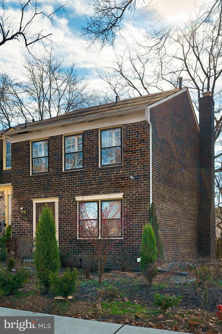 Welcome to 5738 Yellowrose Court! This 4 bedroom, 3 ½ bath, brick end unit townhome is ready for you to make it your own! Gleaming hardwood floors on the main level.  Eat-in kitchen with stainless steel appliances and gas cooking! . Finished lower level and private fenced in yard that backs to trees. And you could not find a better location!!  Minutes to Merriweather Post Pavilion to enjoy the best of concerts with no fuss, several parks including Centennial Park, walking trails and shopping galore at the Mall in Columbia! All the trendy restaurant choices are a stone's throw away. Also, available to join is the Columbia Association, where you have fitness centers, tennis, pickleball, golf, pools  and sooo much more!! Conveniently located near all the commuter routes, Rt 29, Rt 100, I95 with easy access to DC, Baltimore, Annapolis,and more. This is a great opportunity to enjoy all the amenities Columbia has to offer. Will need some TLC.