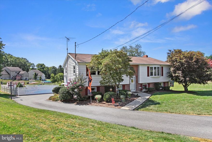 While summer might be winding down, there is no denying come warmer temperatures, the backyard of this 3BR, 1.5BA Split-Foyer is the place you will want to be. From the deck, with its retractable awning; to the lower level patio area; to the awesome privacy fenced  FOXX in-ground pool, with sunning/dining patio areas; you will want to spend as much time outside as possible. If you work remote, imagine working poolside and then taking a lunchtime dip! An 8x12 storage shed, inside the fenced area, neatly houses pool equipment/floats/furniture. There's also plenty of space to roam, with an additional tract of land the owners purchased, giving you a green buffer between neighbors. The extra piece has no road frontage, so it's the perfect spot for sledding, if you care to think about winter. Step inside to a comfortable interior. The dining room has a slider leading to the deck, with a new (2021) remote controlled, retractable awning. Think of the extended living space you just gained! The lower level is partially finished with a family room, half bath, and large unfinished laundry/mud/storage room. An exterior door keeps interior dirt to a minimum. The built-in 2-car garage is oversized giving  you extra storage space. Go ahead and invite family and friends, for a swim! A large paved driveway has ample parking for multiple vehicles. New furnace in 2021.  AGENTS - Please read Agent Remarks!