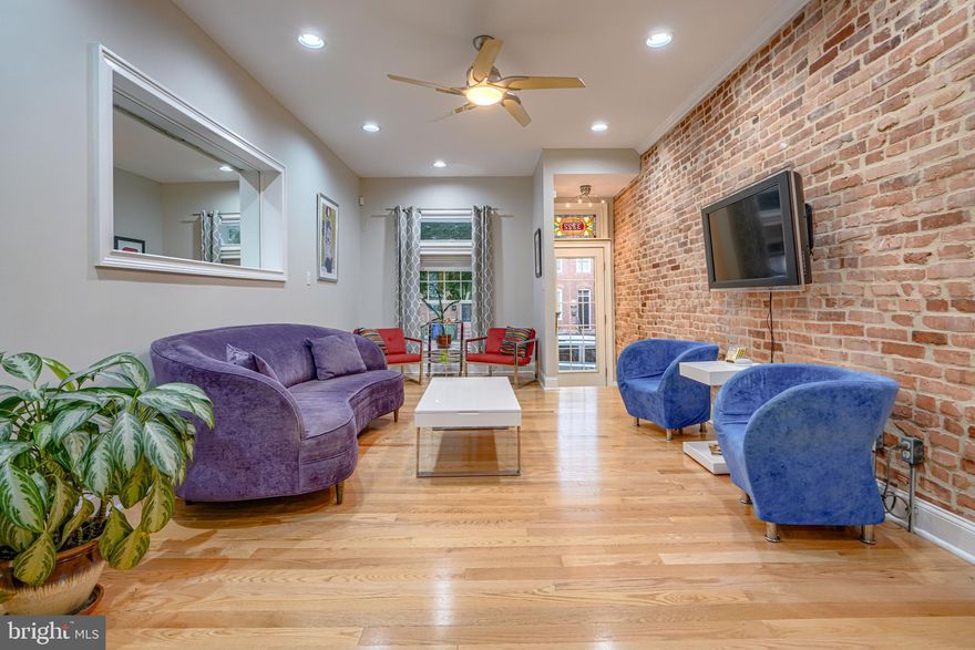 Stunning, architecturally inspired,  2 bed 2 bath  home in the heart of Canton!  Enjoy wide open space flooded with light!  Floating custom staircase, updated two story kitchen with granite, and stainless.  Venture upstairs to find large primary bedroom, spa bath with soaking tub and multi head shower.  2nd bedroom with veranda overlooking lower level,  and hall access to large composite roof deck.  The lower level offers wide open space for entertaining, a second full bath, laundry, and plenty of storage.  Enjoy quiet evenings grilling on rear brick patio.  Great proximity to all Canton's finest shops and restaurants and quick access to 95 and 895.