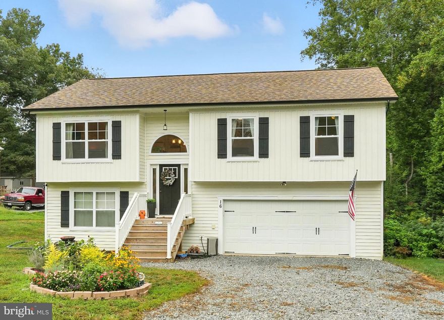 Beautiful 4 year old (young!) HOME set in a quiet, established neighborhood with NO HOA!!!  Want new construction, but don't have the time to wait... this is it!  Sellers are ready for an offer!  Enter the foyer and up a few steps into the open and airy upper level of this sun-filled HOME to find the living room, dining room and kitchen... all under vaulted ceilings that add to the spacious and WELCOMING feel of the space!  It feels like HOME!  The kitchen includes stainless steel appliances, a farm sink, granite countertops, a large center island and creates the HEART of the HOME! The beautiful primary bedroom, also with vaulted ceilings, the attached primary bathroom, 2 additional bedrooms and a hall bathroom finish out this level. The ground level of the home, which can be entered through the oversized 2 car garage (22' x 25'), also includes 2 additional finished rooms that can be bedrooms, offices, playrooms, man caves, etc., a full bathroom, and last, but not least, the laundry / utility / storage room finish out the level.  All of this home is above ground.  No steps if entering through the garage to the lower level!  The backyard is fantastic for relaxing after a hard day at work and the fire pit, wood pile and awesome gardens are ready for all to ENJOY!  Welcome HOME! Assumable FHA loan at 2.75% - if interested, call for details;)