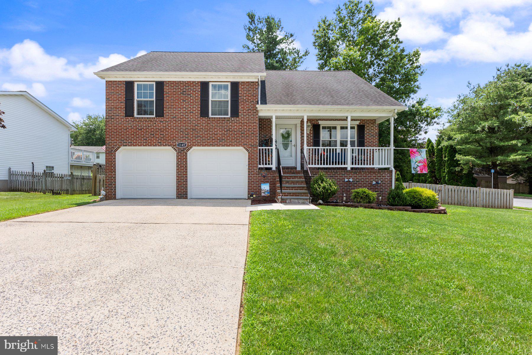 **OPEN HOUSE SAT 07/26 FROM 12-2PM** Recently updated and renovated (2018) and pristinely maintained 4BR/2.5BA split level home with an attached two-car garage on a spacious corner lot in Hampstead (with additional street parking). Pull into the double wide driveway surrounded by a lush green lawn, manicured landscape beds (landscaping in front and side yard added in 2022), and make your way to the covered front porch into your new home. Step inside a home filled with natural light, vaulted ceilings, bamboo flooring, recessed lighting, and accented with a soft color palette throughout (2021 and 2025). The entry floor features a spacious living room with a view of the main floor hosting the spacious eat-in kitchen. The kitchen features an abundance of soft-close cabinets finished with crown molding, stainless steel appliances, granite countertops with a herringbone tiled backsplash, and a stainless sink under a window overlooking the backyard. Down the hall are two sizable secondary bedrooms, a renovated full bath, and a large primary suite. The primary boasts an en suite with beautiful tile and a walk-in shower. The lower level offers the 4th bedroom, a half bath, and a spacious family room. A sliding door to walkout to the concrete patio in the fenced yard (installed 2022). Travel down another level to the laundry and storage area. From the kitchen, step outside to a spacious wood deck that overlooks this magnificent yard with tons of green space, adult shade trees, and so many possibilities. On top of being recently renovated, more updates have been done over the years such as the architectural shingle roof (replaced in 2018), Leaf Filter (2021), new radon mitigation unit (2021), new sump pump (2021), automatic garage doors with remotes (with option of app on your phone) (2018), new fridge December 2021, extra full-size fridge in garage (2018), new blinds (2022), new HVAC (2024), new water heater (2024), windows replaced (2018 and 2022), sliding glass doors (2018) making this home move-in ready and ideal for any new homeowner. One year homeowners' warranty included (American Home Shield). The location is perfectly situated on a non-thru street. There are several common areas including one across the street with a lovely creek running through it. This home has great walkability to Coppermine Pantherplex with many activities, and Panther Park, which boasts an expansive playground, soccer/lacrosse field, ball fields, a basketball court, and track, which is great for walking and running (with or without your favorite pup). Minutes from PA, Westminster, and the Hampstead/Manchester bypass. Sellers are able to be flexible with settlement. Close proximity to shopping, great area restaurants like Fratelli's, Genova to Go, LunaZul, and Hoffman's Creamery, community parks, and great schools.