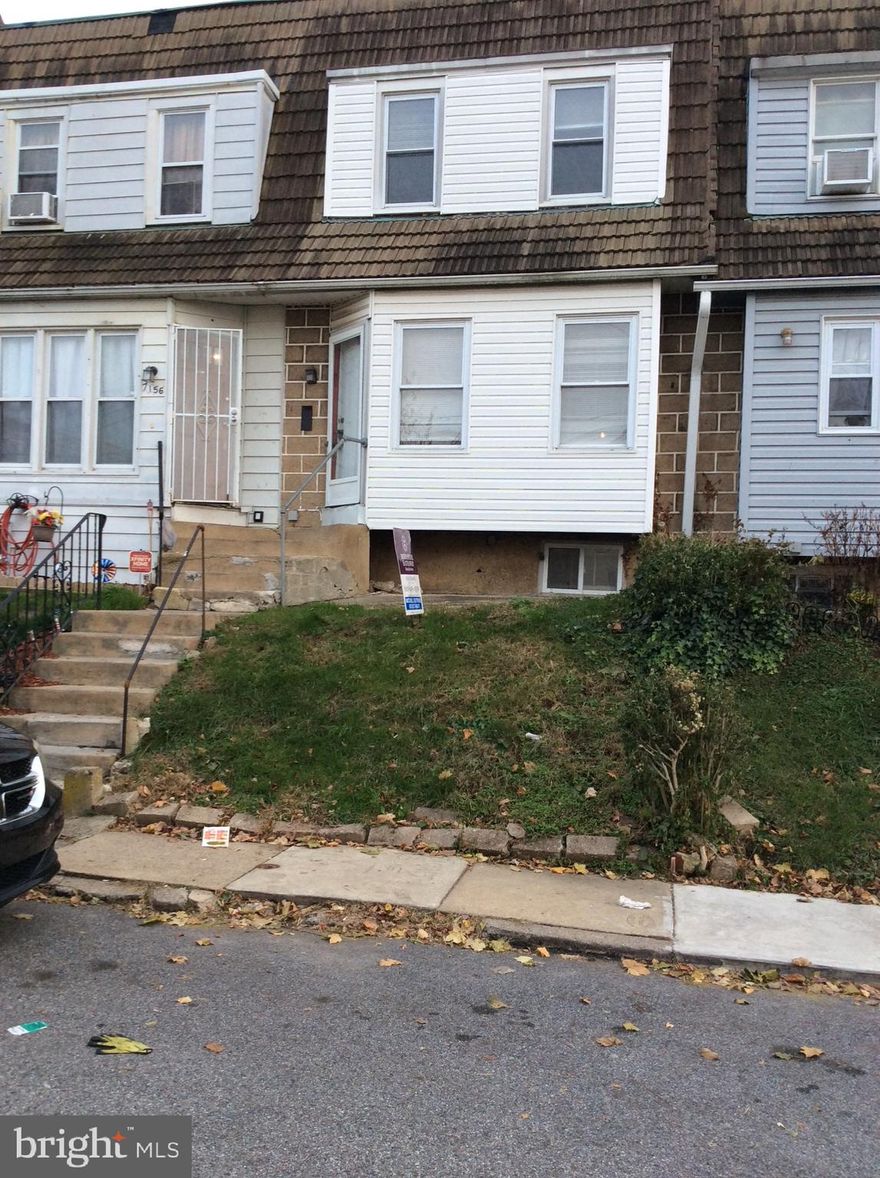 Three bedroom row home updated and in excellent condition.  Home  has just been totally painted, new flooring in Living room and Dining room and all new carpets in each bedroom   Lower level is finished.  One car attached garage.   Rear entrance off kitchen leads to  rear deck.