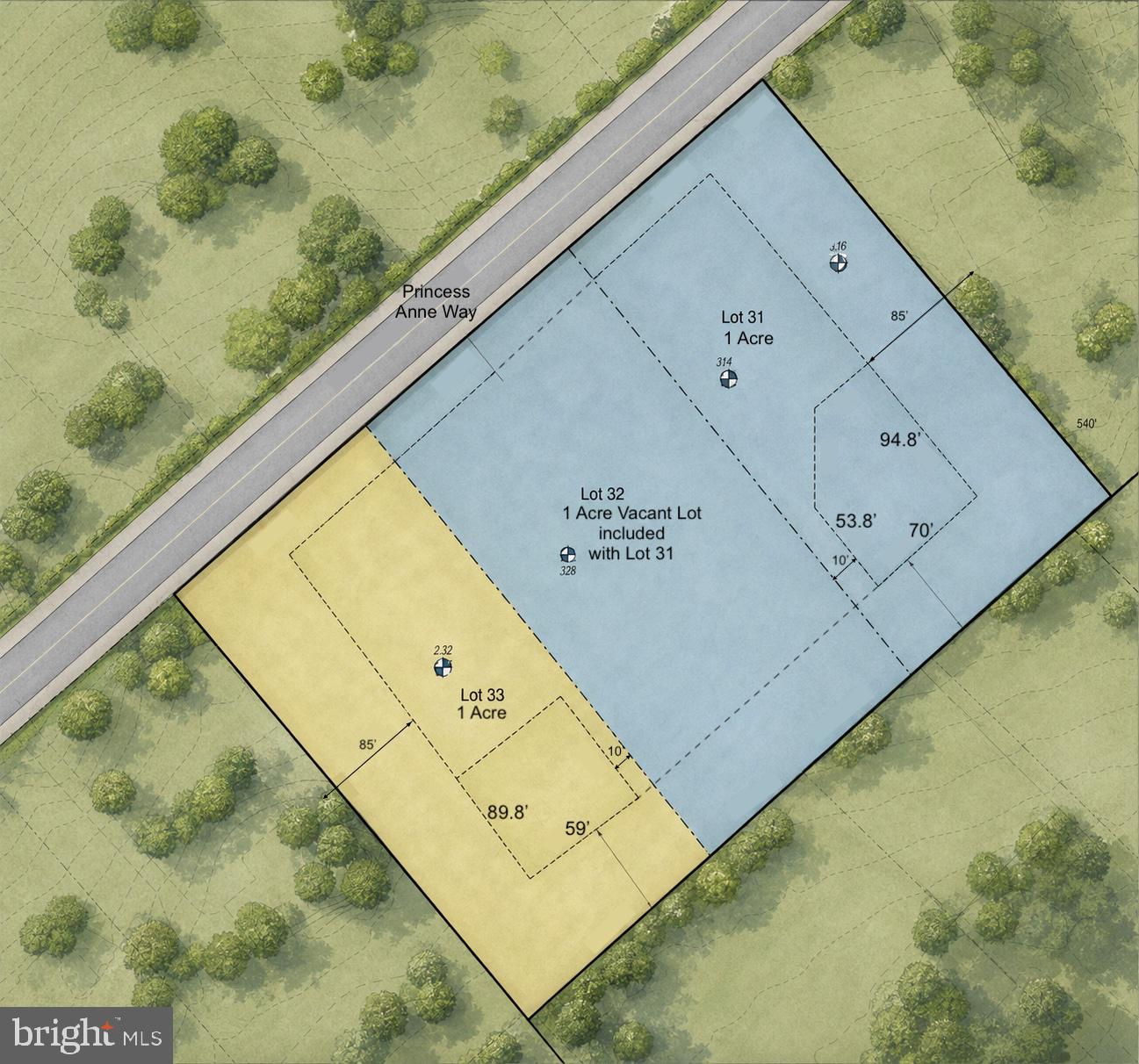 PRINCESS ANNE WAY LOTS 31/32
