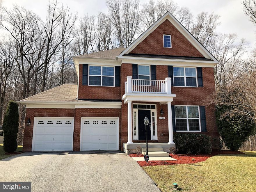 Beautiful, very well maintained Colonial in Bryans Road with 4 bedrooms, 2 1/2 bathrooms, situated in a cul-de-sac and backing up to woods. Huge kitchen breakfast bar, hardwood floors, large bedrooms, walk-in closets, tray ceiling in master bedroom, finished basement rec room and so much more. Easy commute to Washington DC, VA and AAFB. Don't let this one slip away!!!