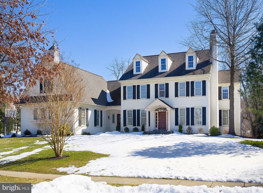 Ready to enjoy carefree living in a beautiful modern family home, and quiet park-like setting close to all conveniences? 1021 Whitegate Rd in Wayne is turnkey and waiting for you. This quality-built, meticulously-designed residence in the desirable HOA community of Whitegate is brimming with upgrades and set on 1.3 private acres. The lush landscaped property can be fenced if desired AND has plenty of room for a pool! Absolutely nothing needs to be tended to while the curated deer resistant landscaping blooms this spring.   The house is situated to maximize southern exposure, creating a light-filled ambience. Oversized windows allow unobscured views of the expansive rear yard that backs to a lovely stream and protected woods. Its well-planned open layout provides significant spaces for entertaining, celebrating special occasions, and relaxing with family and friends. An elegant living room with gas fireplace, huge dining room that can seat up to 20, dramatic 2-story family room with a stone fireplace, and top-of-the-line kitchen afford an effortless flow.   The gourmet in you will adore the Wolf 6-burner range & double ovens, 2 Asko dishwashers, large Sub-Zero fridge, granite countertops, and large butcher block island - a perfect gathering hub. Serve morning coffee in the open breakfast room, or cocktails on the patio with a warm stone surround and gorgeous views. The vaulted 1st floor primary suite is a finely- appointed retreat with large windows looking out to the scenic yard and immediate access to the patio/deck. Completing the experience are 2 walk-in closets, and a luxurious sun-bathed spa bath clad in marble with a whirlpool tub. Also on this level are stunning wide-plank Australian Cypress hardwood floors, a travertine mudroom accessing the attached 3-car garage, plus laundry & powder rooms.   Level 2 brightened by skylights offers kids and guests their own private spaces, with 4 bedrooms (one now an office) and 2 full baths. The finished day-lit lower level is a great hangout on game day and cozy spot for movie nights with a rec/media area, wet bar, wine cellar with tasting area & full bath. Sound speaker systems on all floors set the perfect mood. Topping the appeal is a welcoming, impeccably-kept community with walking trails, tennis, basketball courts & childrens park. Best of all is the prime location near the center of Wayne, shops & restaurants, King of Prussia Mall, Trader Joes, Whole Foods & Wegmans markets, and excellent schools. $1000 annual HOA fee covers common area maintenance. Every box is checked, don’t let this one go!