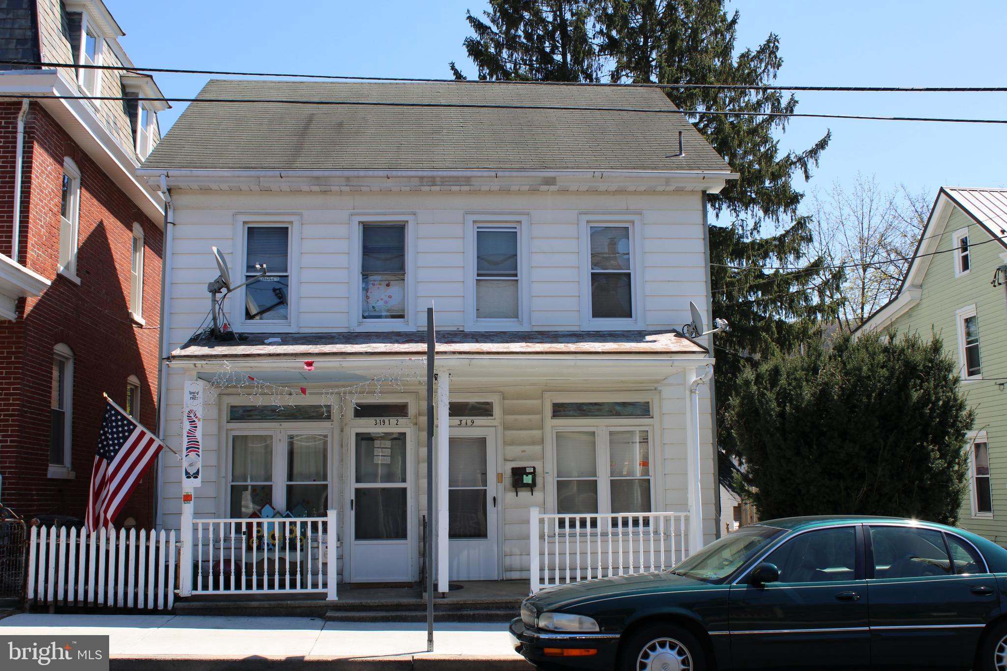 FOR RENT- 2 bdrm 1 bath semi-detached 2-story house in Ephrata.  Oil hot water heat, main floor laundry hook up, attic space for storage.  Available 03/01/25.  Possibly add 1-car garage rental for additional $125/mo.