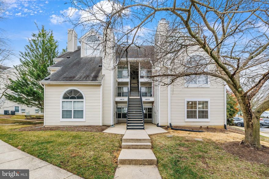Virtual Tour: https://sites.genevirtualtours.com/14229-Bowsprit-Ln/idx

Ground level floor living at The Vistas at Laurel Lakes Condos. The common area of this unit has laminate plank floors for easy cleaning too. The kitchen has all new stainless steel appliances, new HVAC all electric system and efficiency washer/dryer system. Nice carpeting in one master bedroom and other bedroom has hardwood flooring.