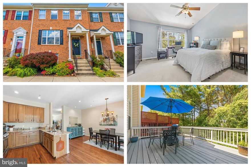 RARELY AVAILABLE 4 bedroom + 3.5 bathroom Orchard Ridge townhouse in immaculate condition. Abundant light and hardwood floors feature prominently on the main level with an updated kitchen that has a large dining area leading out to an oversized deck. The upstairs level features 3 bedrooms, 2 full bathrooms and a conveniently located laundry closet. The spacious primary bedroom has an en-suite bath, walk-in closet and vaulted ceiling. The lower level features a large family room with a gas fireplace, a full bathroom, plenty of storage and a walk-out to a brick paver patio and fully fenced yard. There is also a lower level bedroom with partial daylight and closet space. Plenty of unassigned parking for 2 (or more vehicles). Located super close to the Kentlands, and a short distance to I-270, downtown Crown and Rio. If you've been waiting for the perfect place to call home--look no further--THIS IS IT!